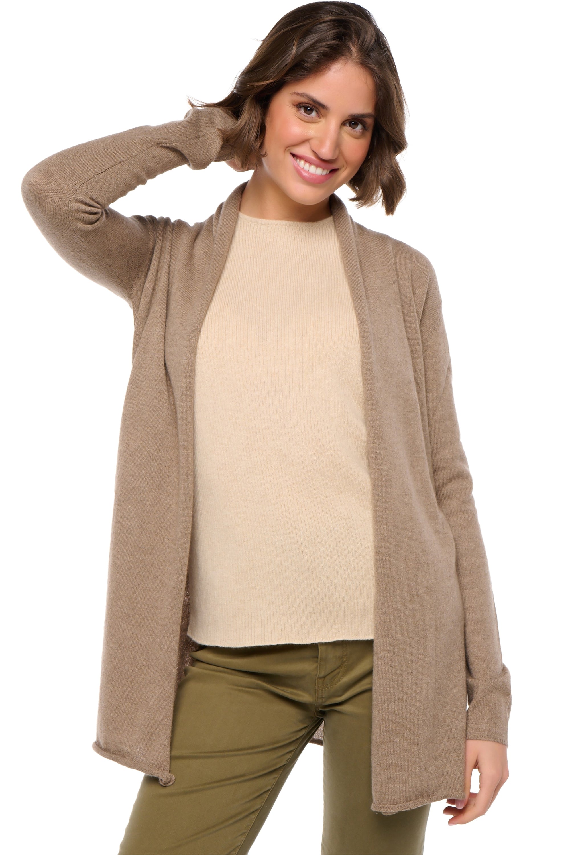 Pucci aus Kaschmir für Damen - natural terra - Mahogany