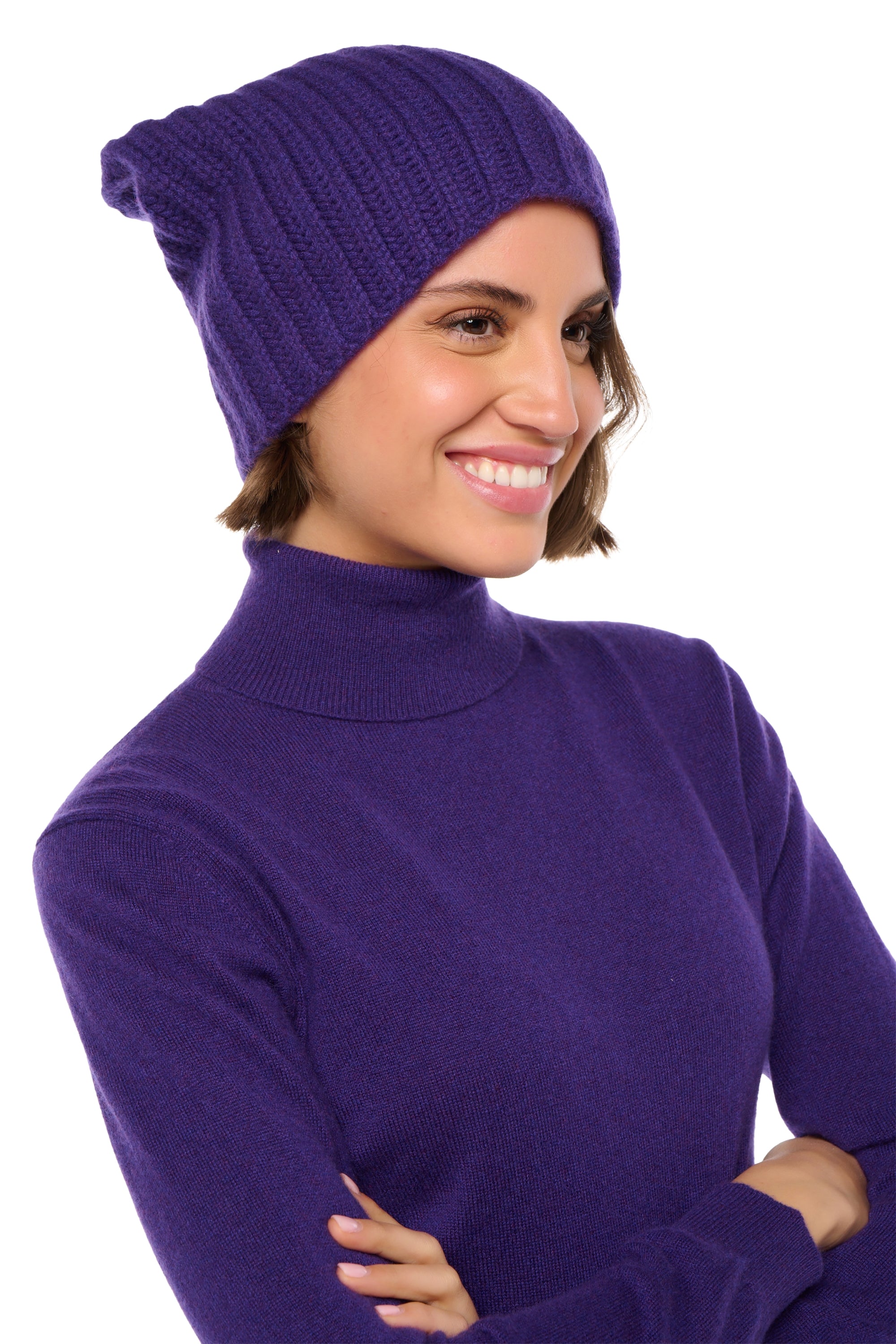 Youpie Kaschmirpullover unisex - deep purple - Mahogany