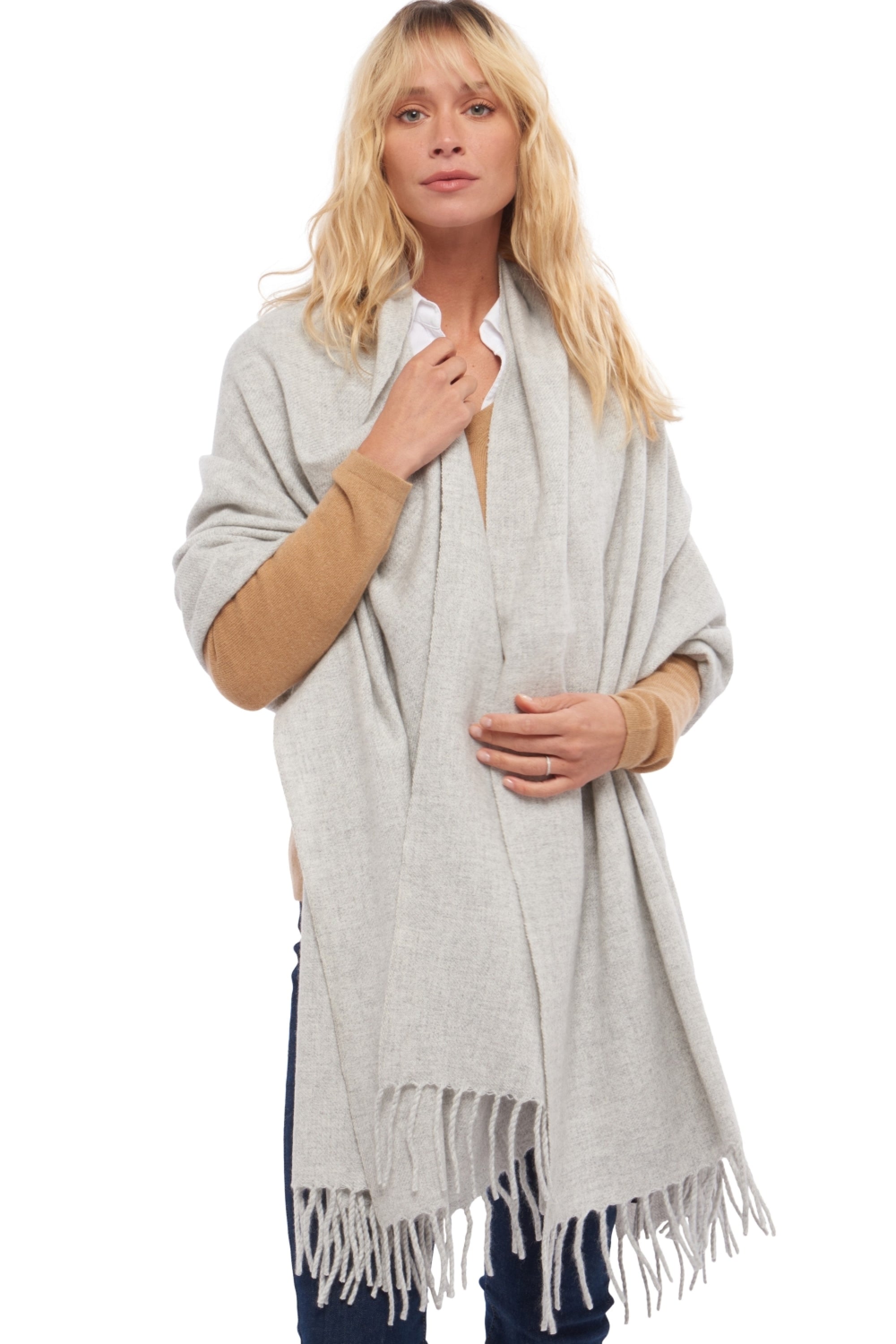 Niry aus Kaschmir Damen - Flanell Meliert - Mahogany