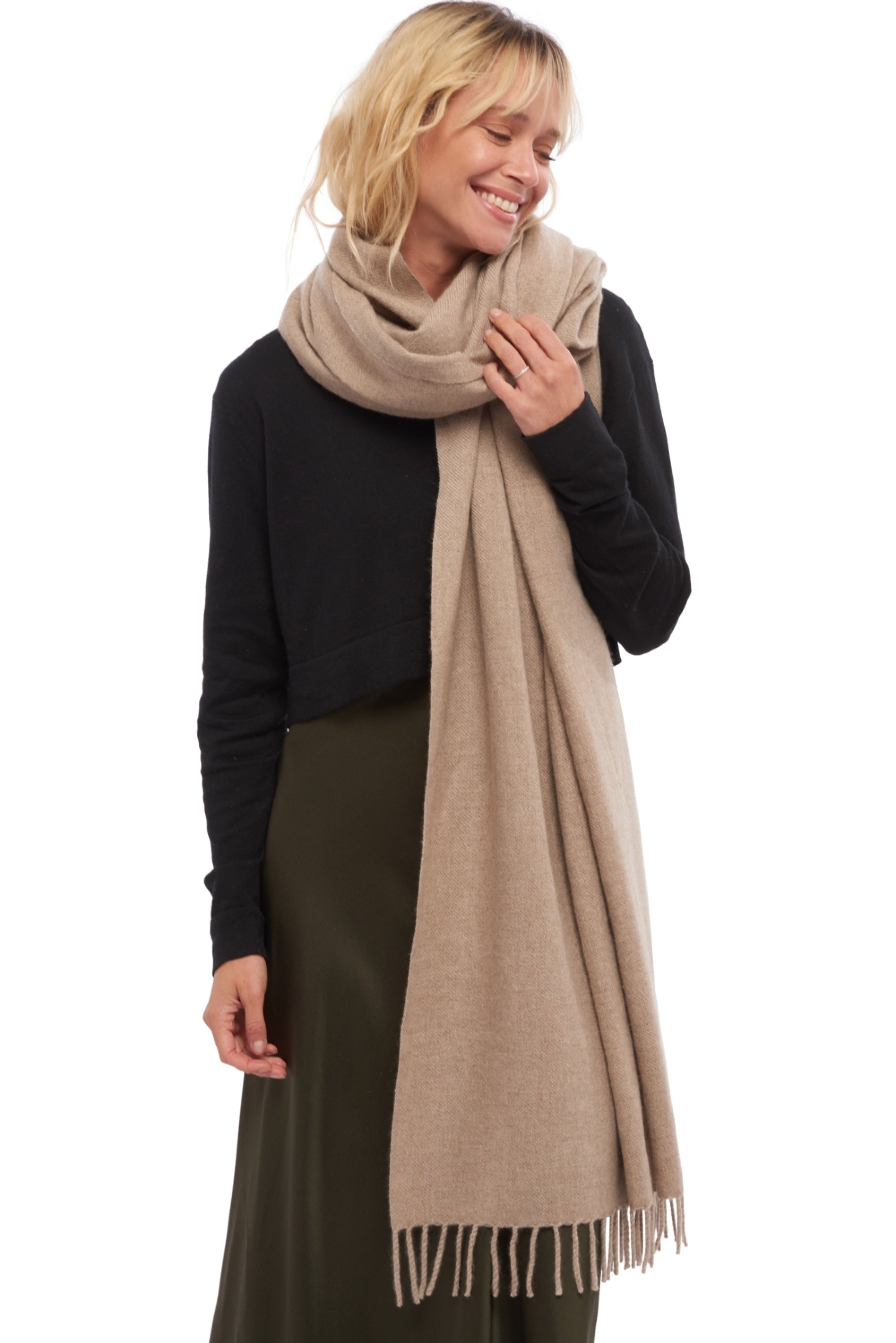 Niry aus Kaschmir Damen - Natural Brown - Mahogany