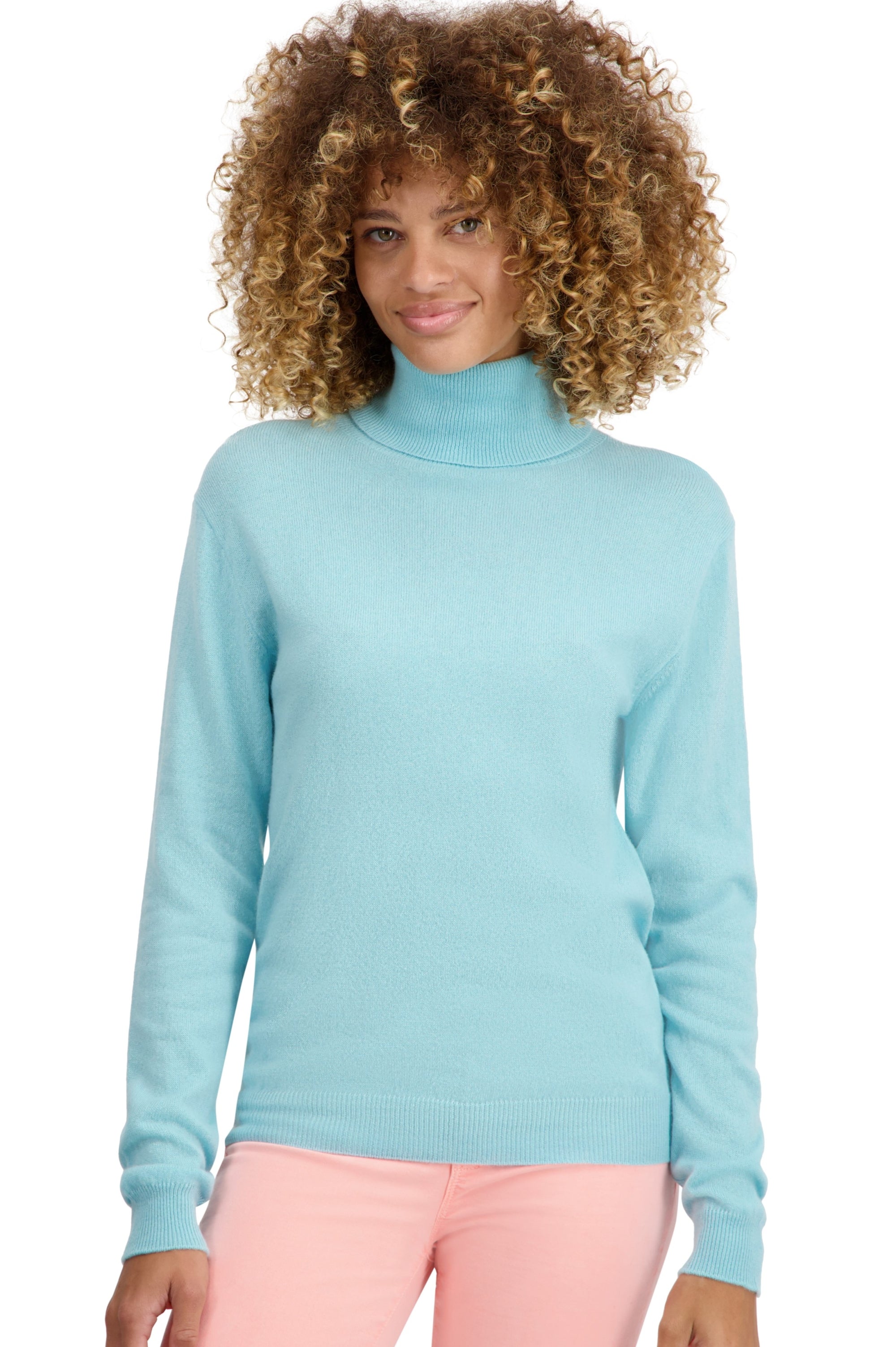 Kaschmirpullover, 100 % Kaschmir, Damen, Rollkragen, körpernah geschnitten, lange Ärmel, normal / 2- und 4-fädig, normales Strickgewebe, Mahogany