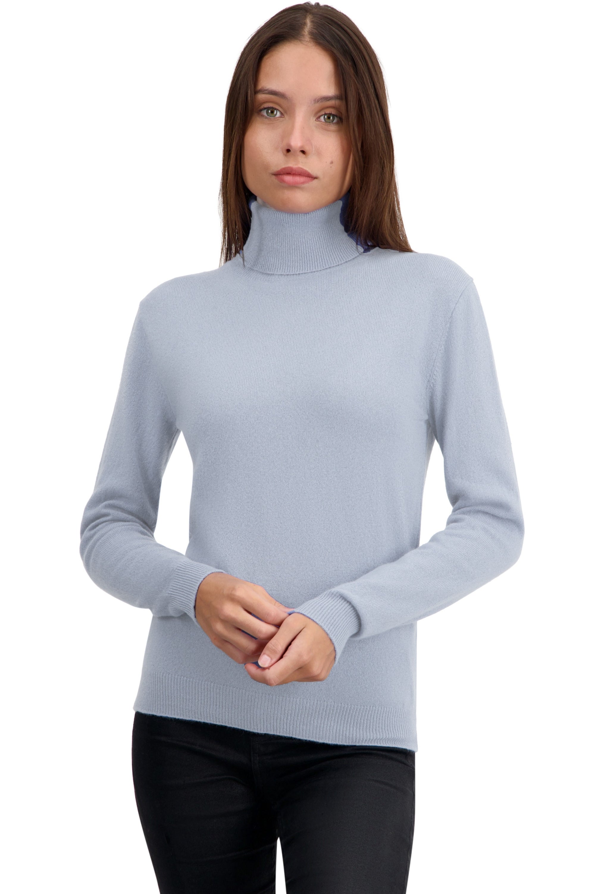 Tale aus Kaschmir für Damen - whisper - Mahogany