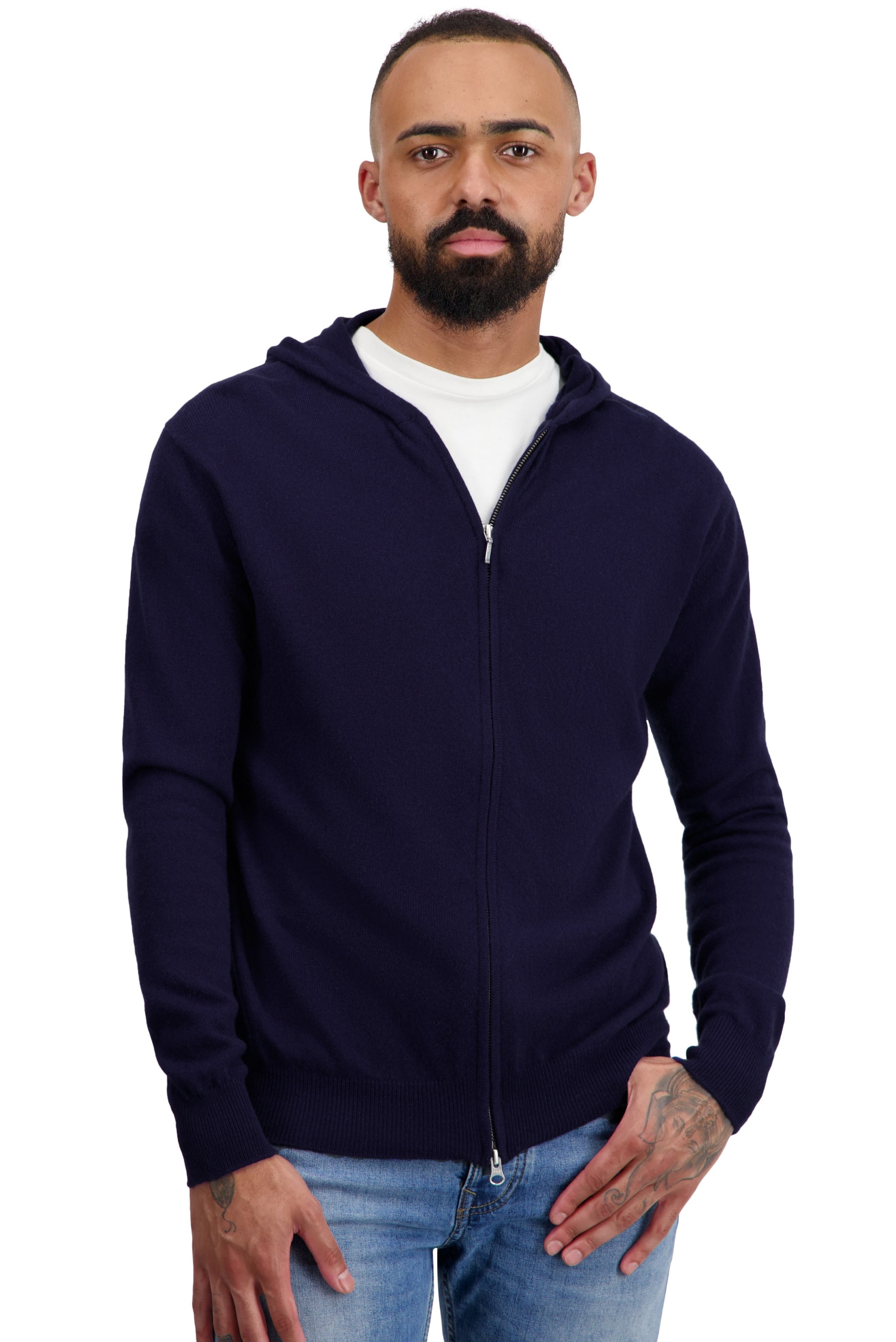 Taboo Kaschmirpullover Herren - Dunkelblau - Mahogany