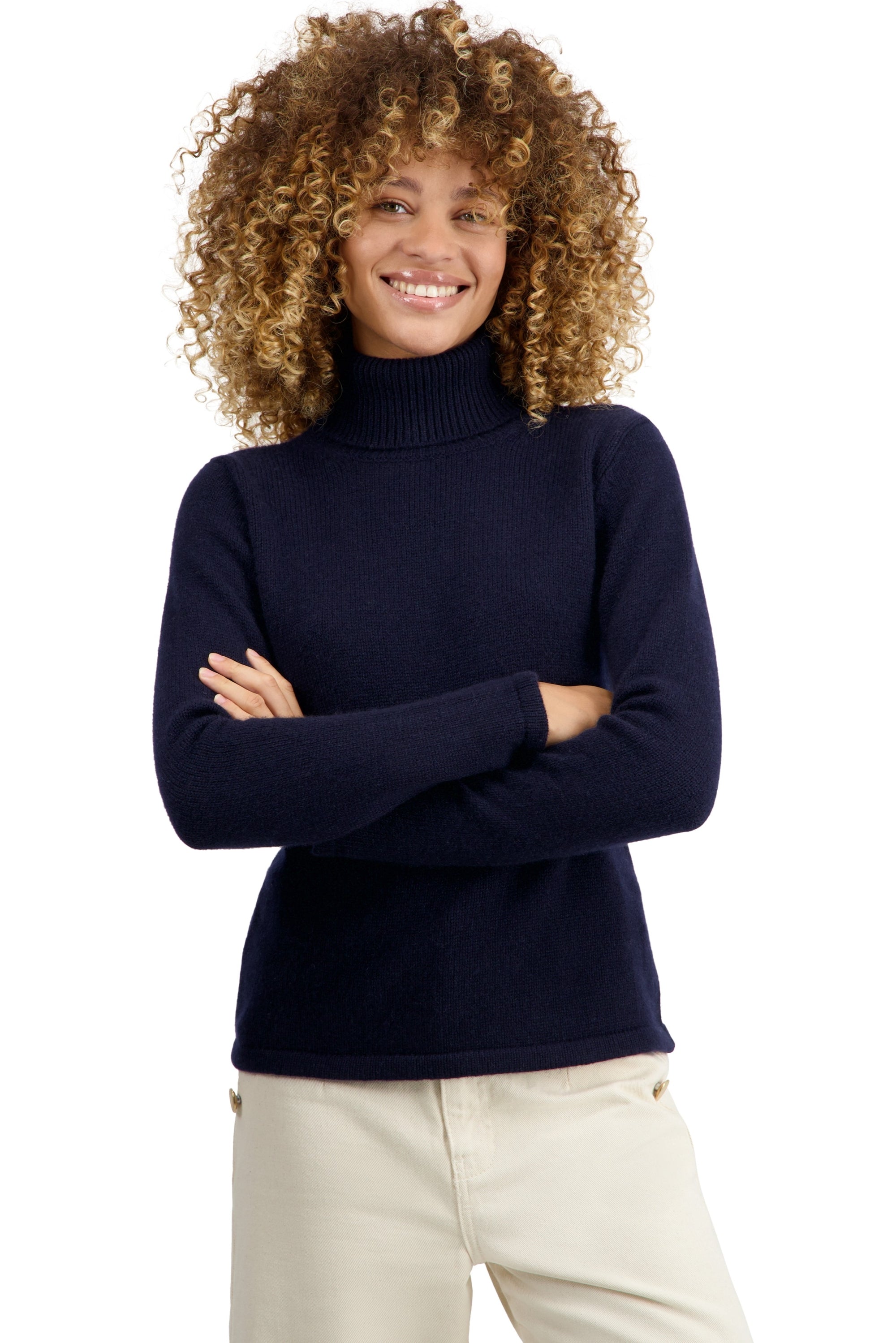 Taipei Kaschmirpullover Damen - marine foncé - Mahogany