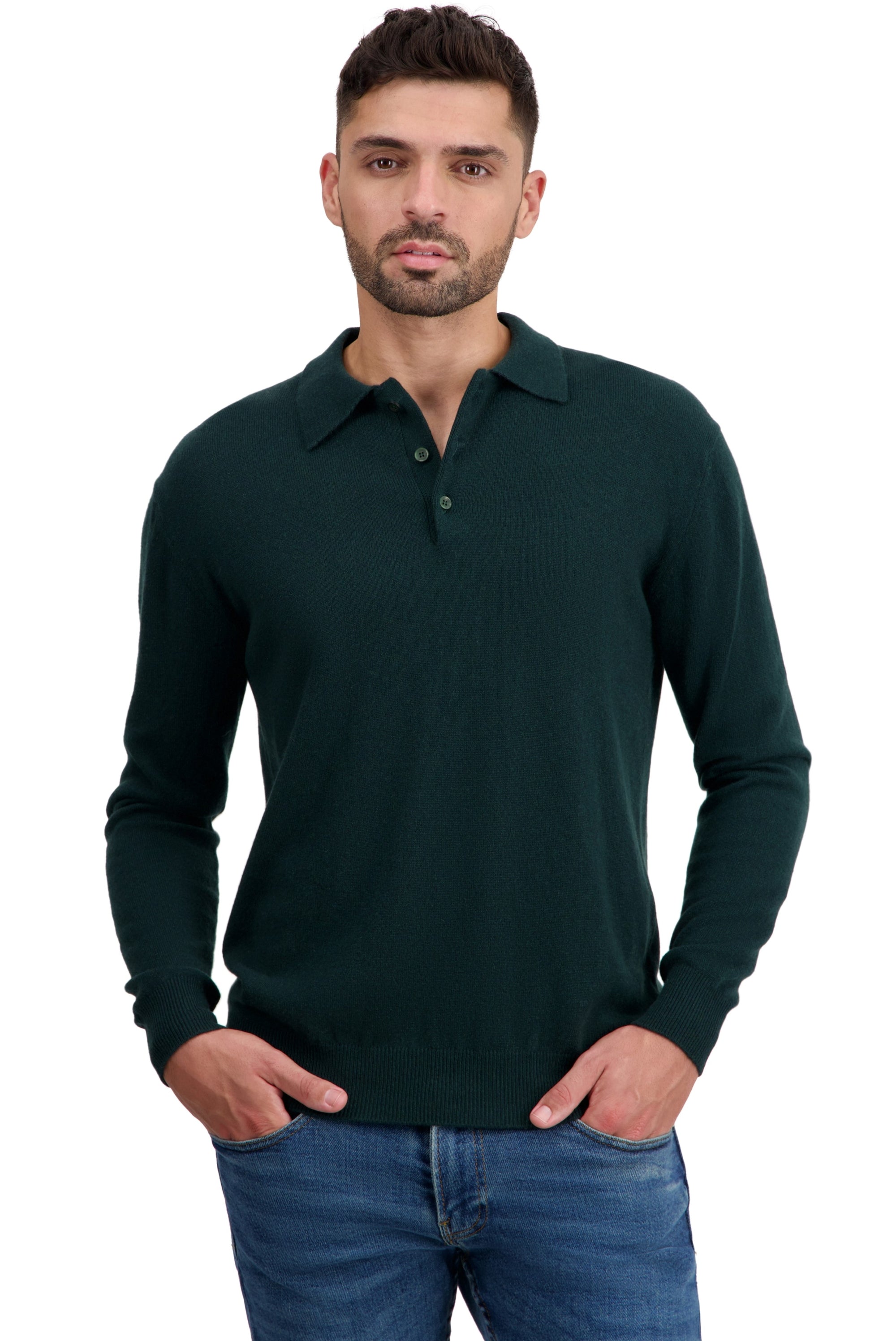 Tarn Kaschmirpullover Herren - bottle - Mahogany