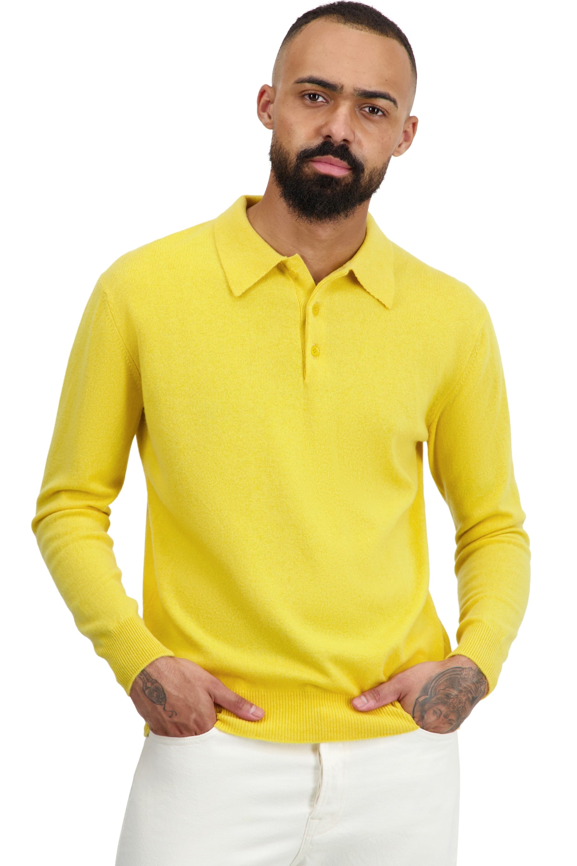 Tarn Kaschmirpullover Herren - sunbeam - Mahogany