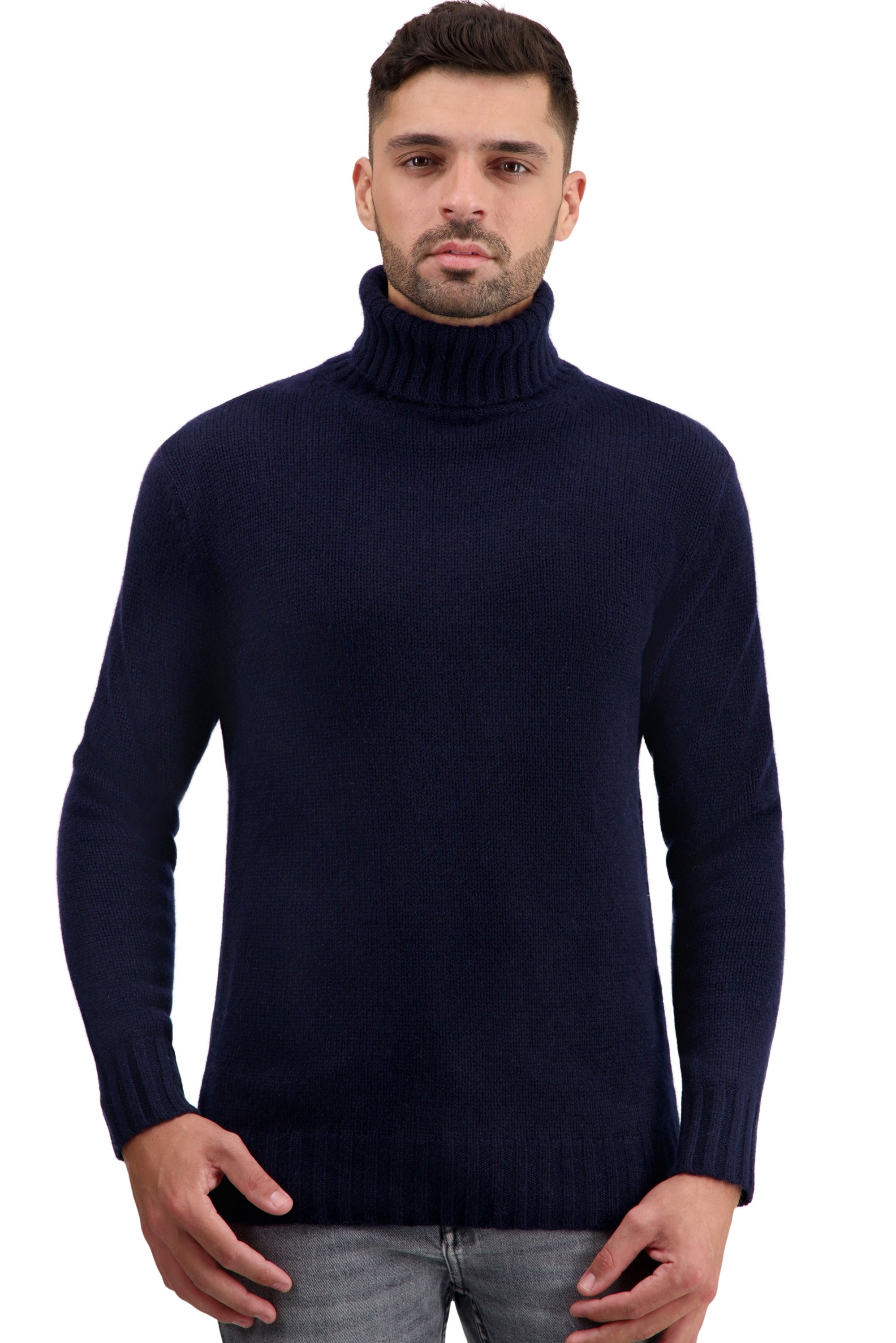Tobago Kaschmirpullover Herren - marine foncé - Mahogany