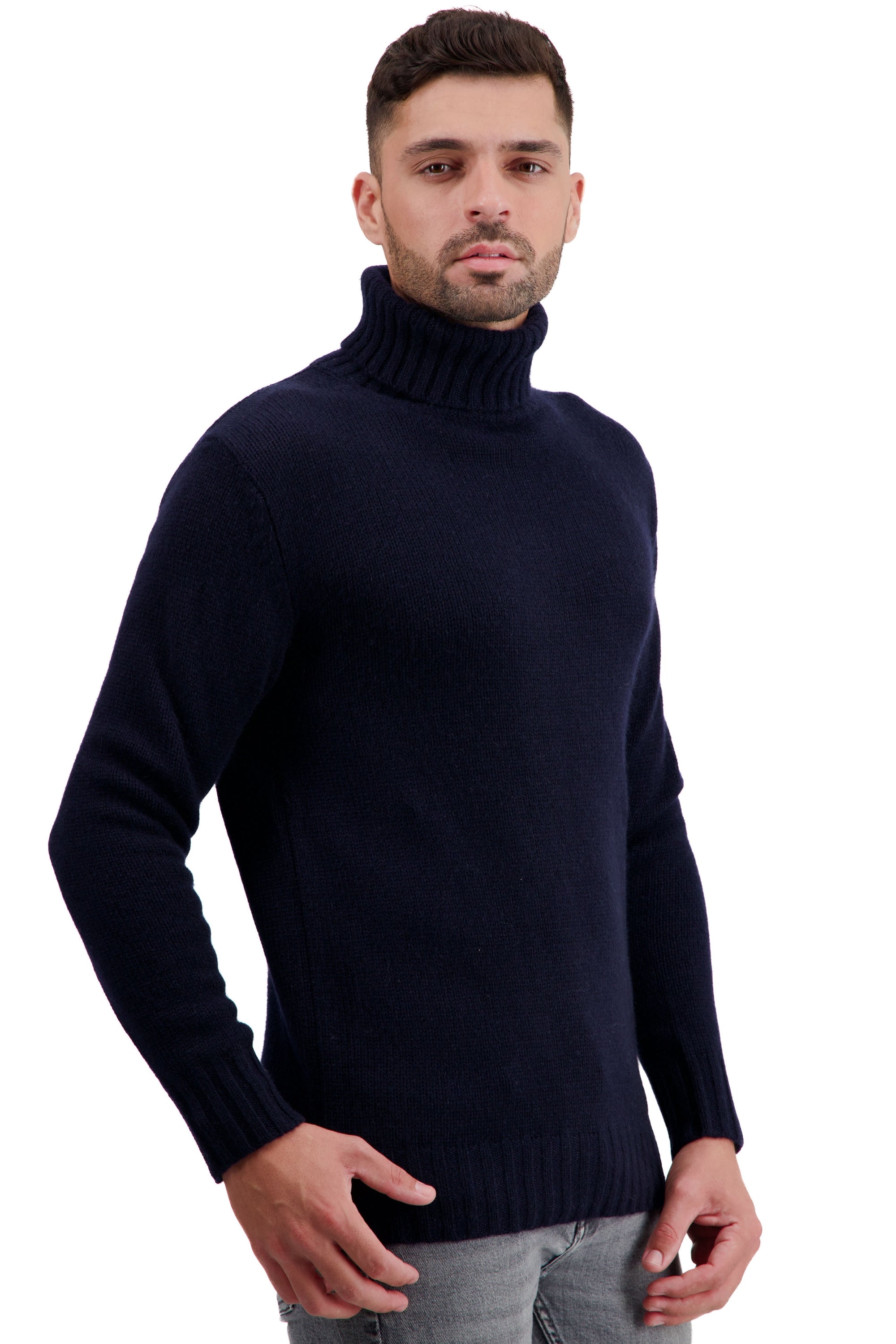 Tobago en cachemire homme - Vue 1 - marine foncé - Mahogany