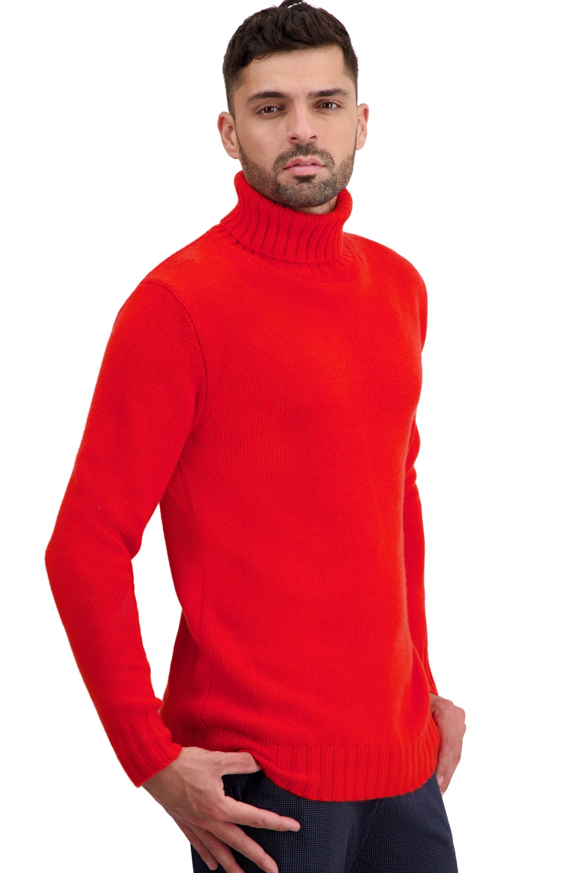 Tobago aus Kaschmir für Herren - tomato - Mahogany