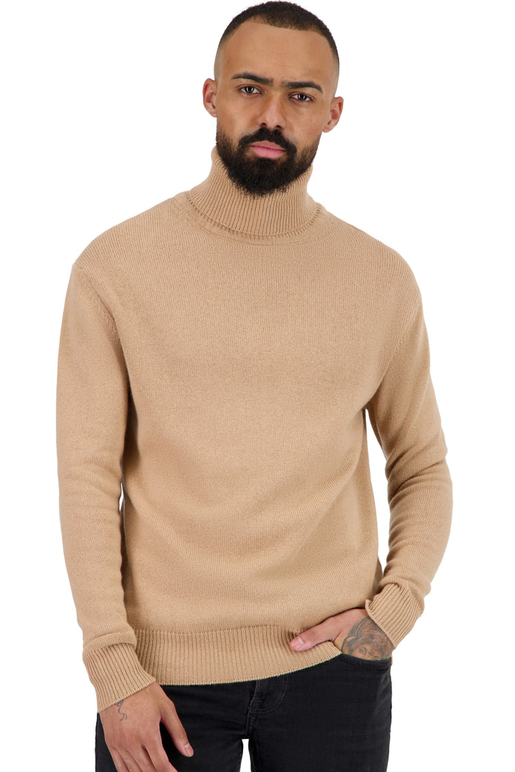 Torino aus Kaschmir für Herren - creme brulee - Mahogany