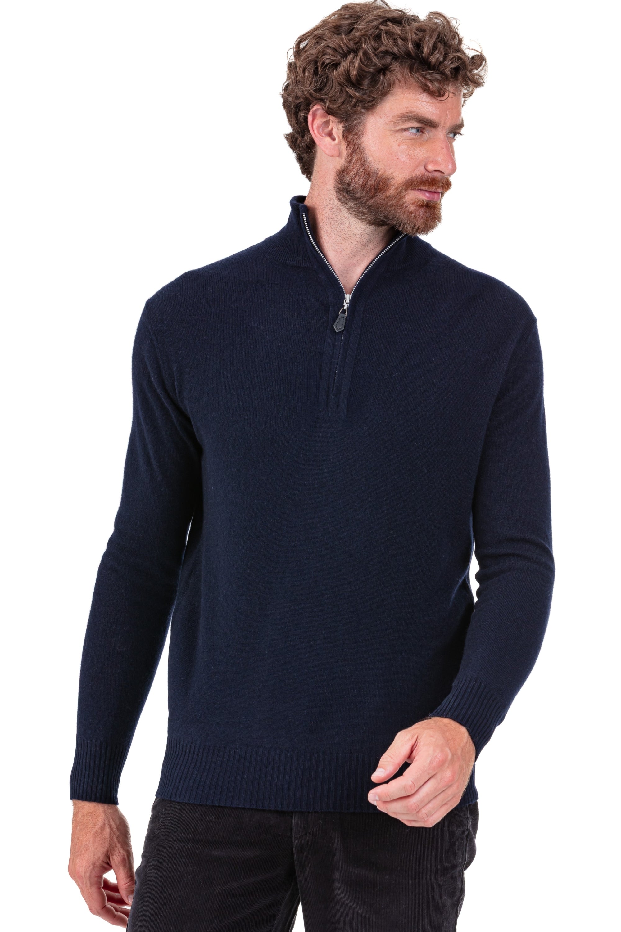 Toulon Kaschmirpullover Herren - marine foncé - Mahogany