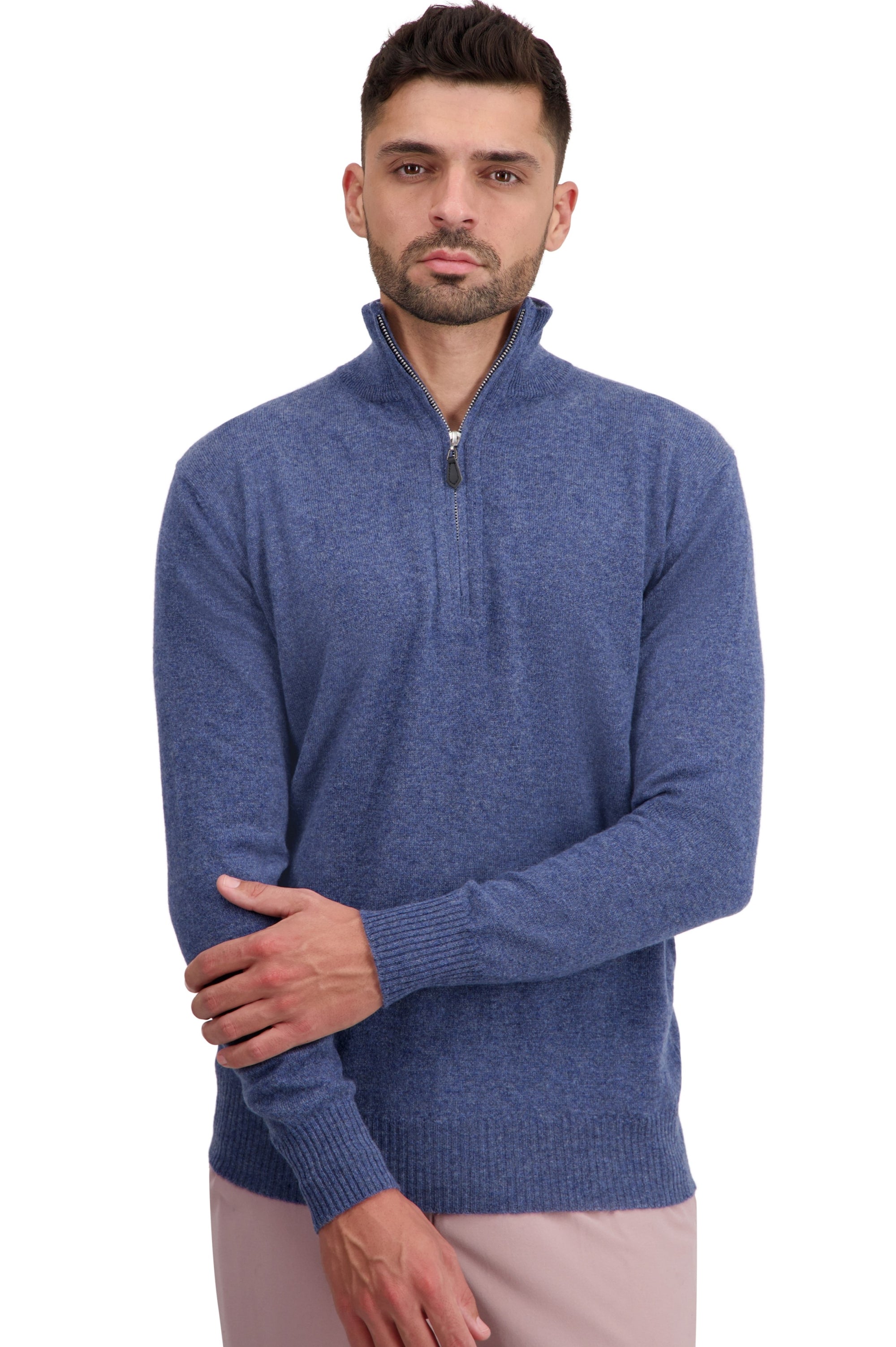 Toulon Kaschmirpullover Herren - nordic blue - Mahogany