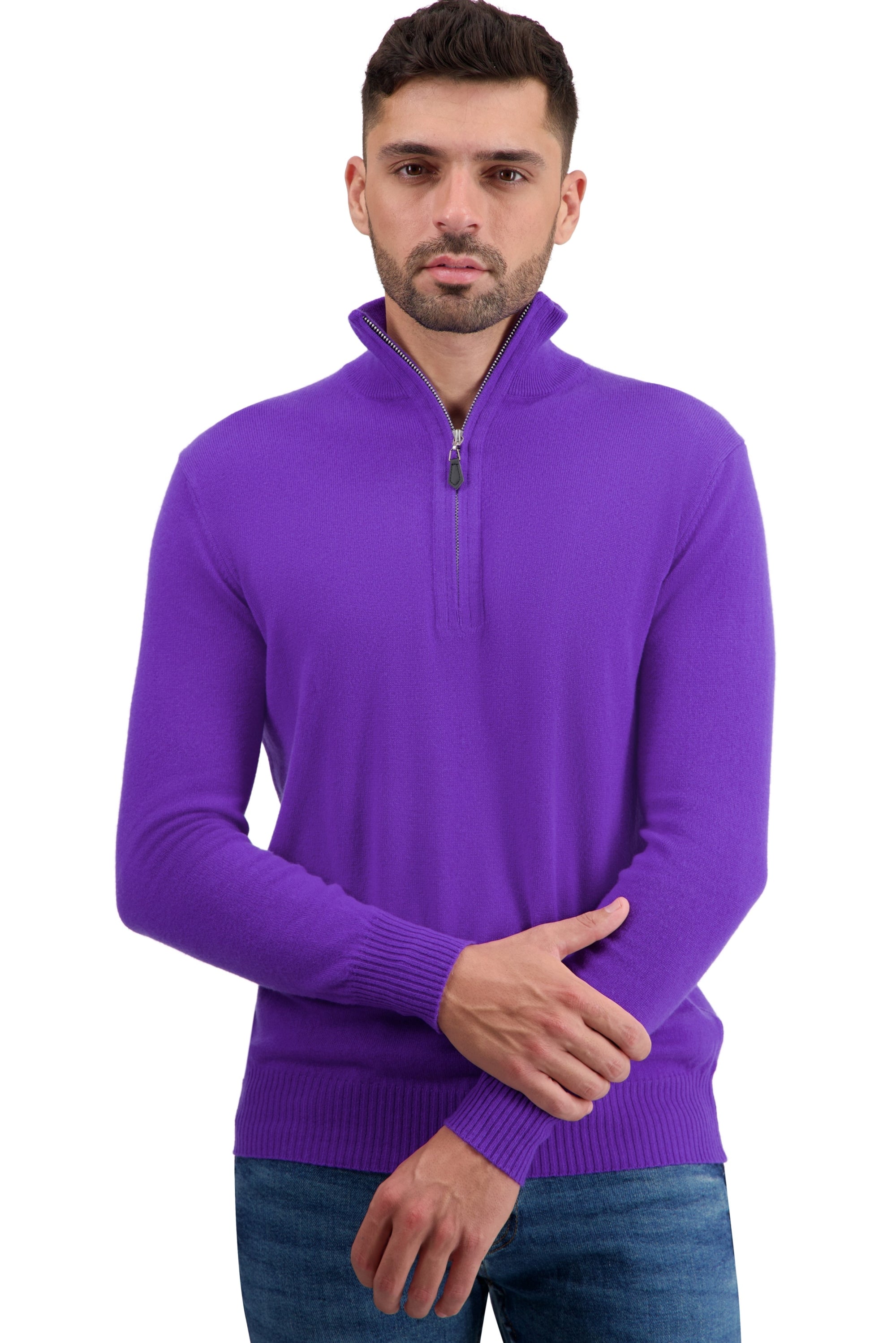 Toulon Kaschmirpullover Herren - regent - Mahogany