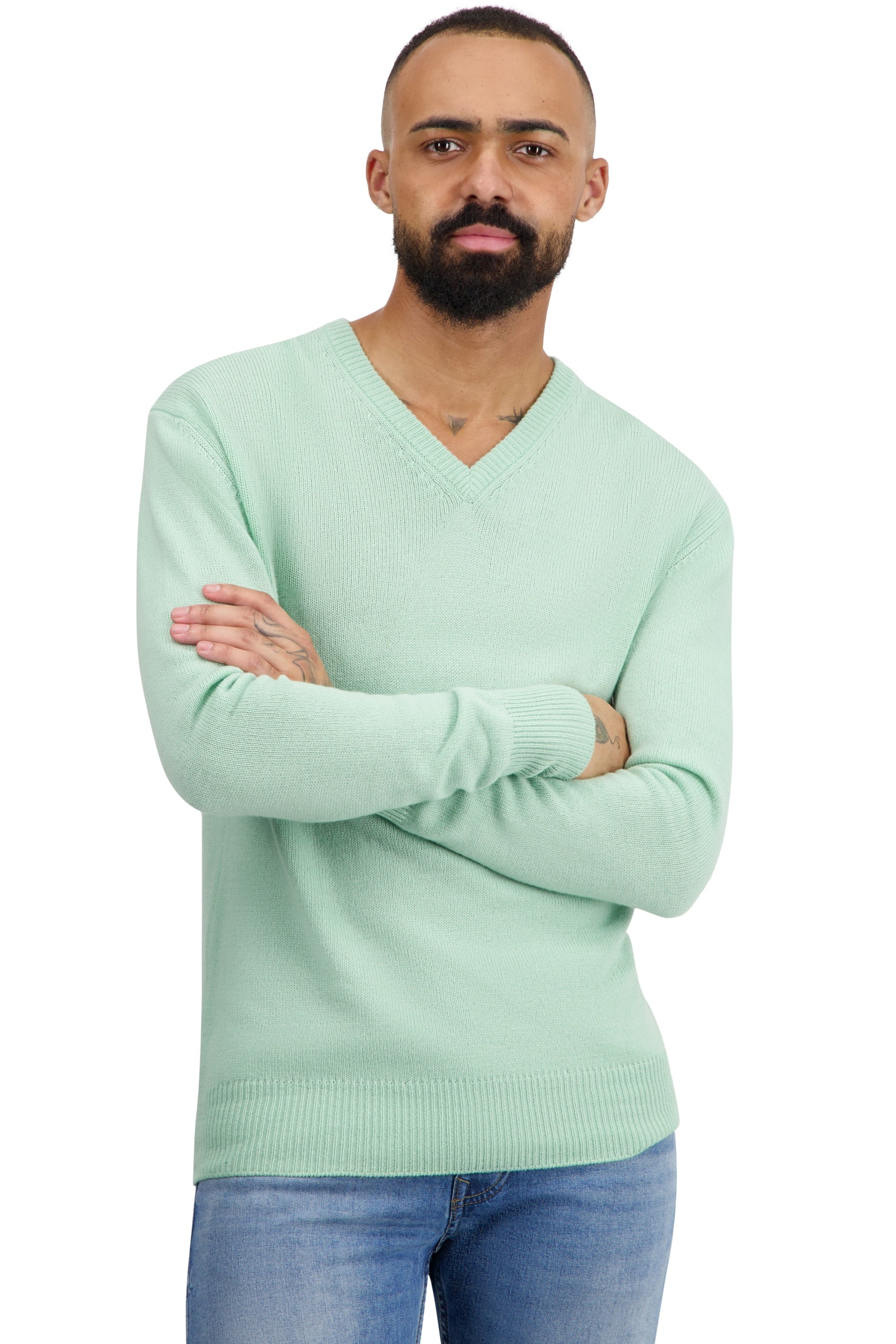 Tour Kaschmirpullover Herren - embrace - Mahogany
