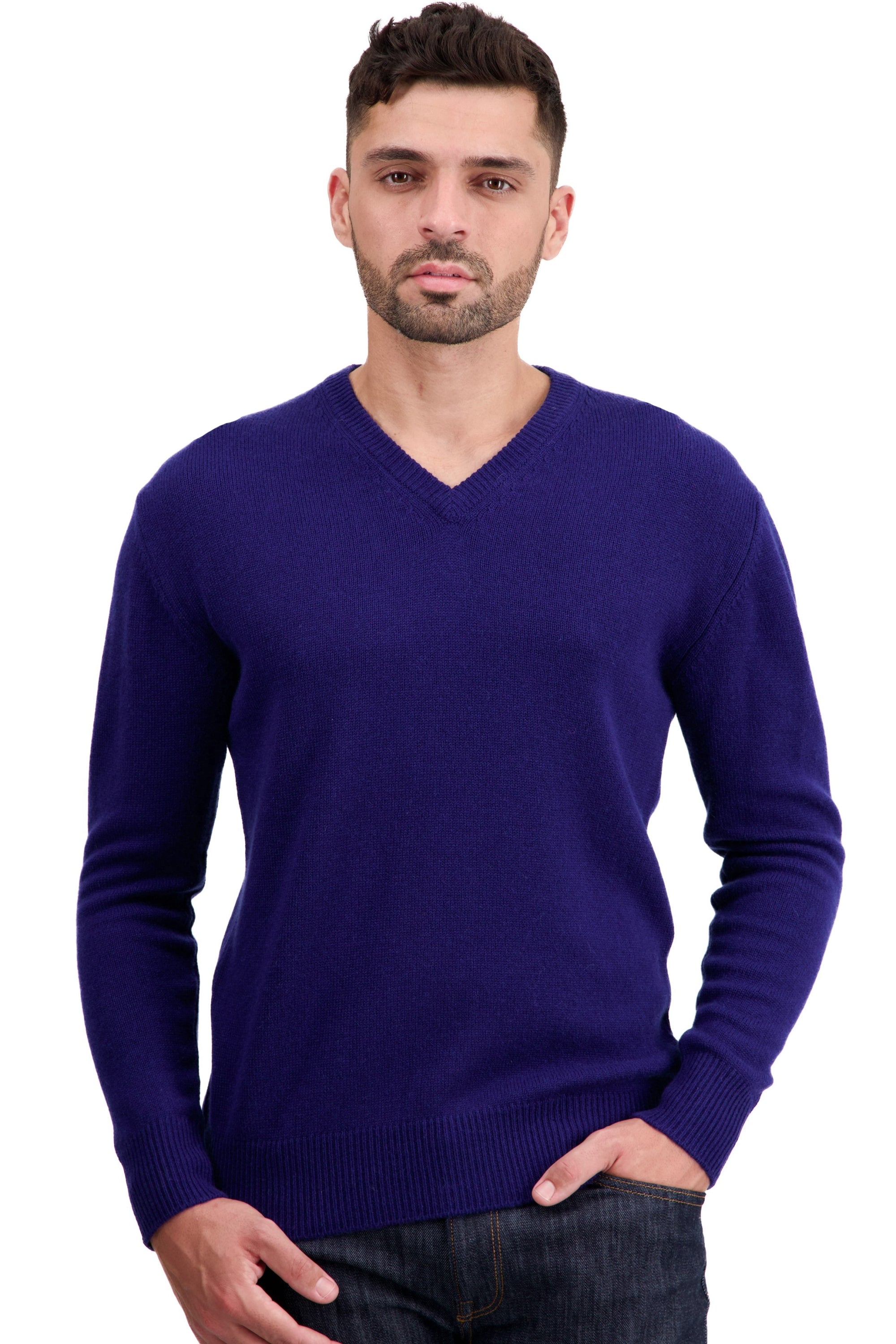Tour Kaschmirpullover Herren - french navy - Mahogany