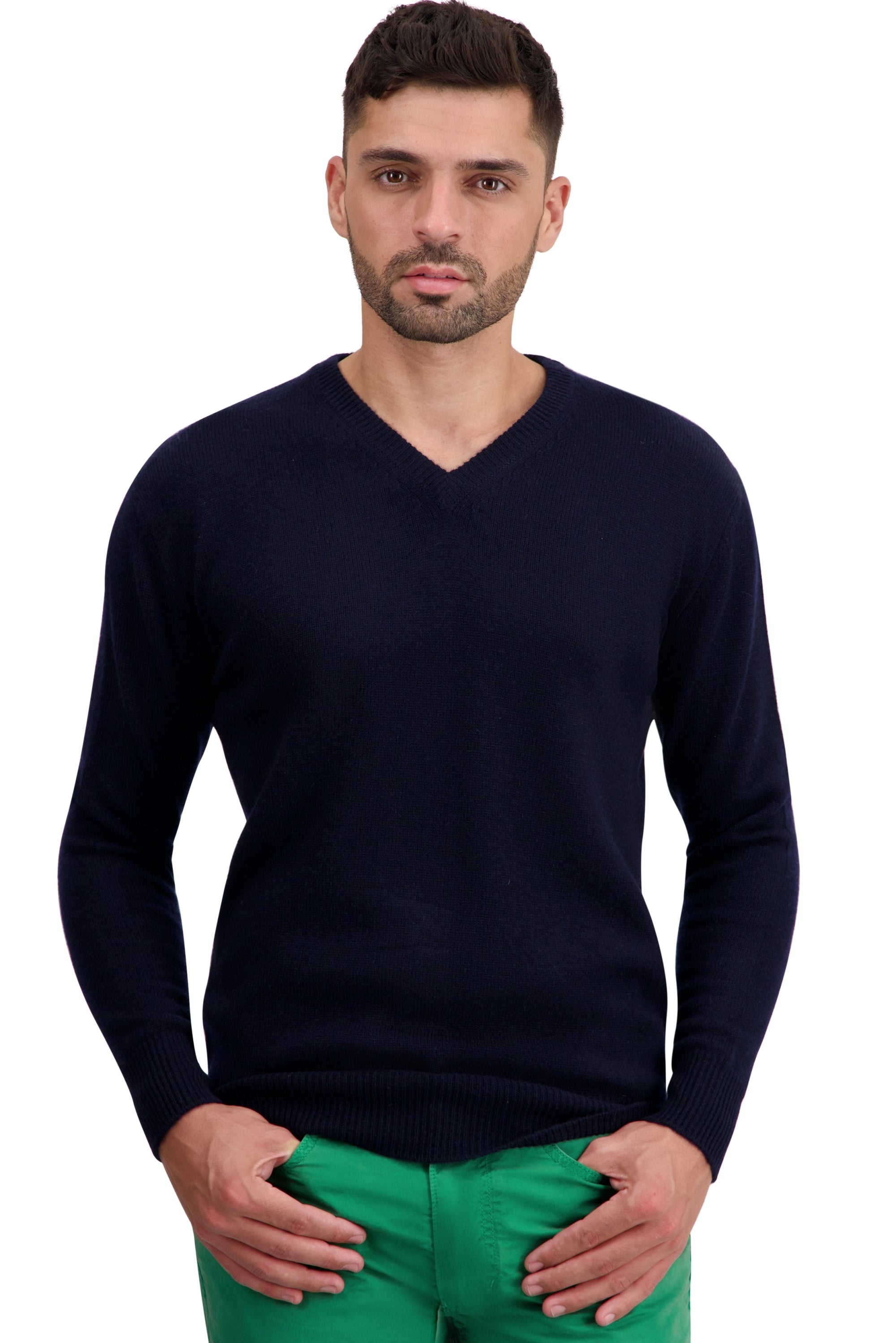 Tour Kaschmirpullover Herren - marine foncé - Mahogany