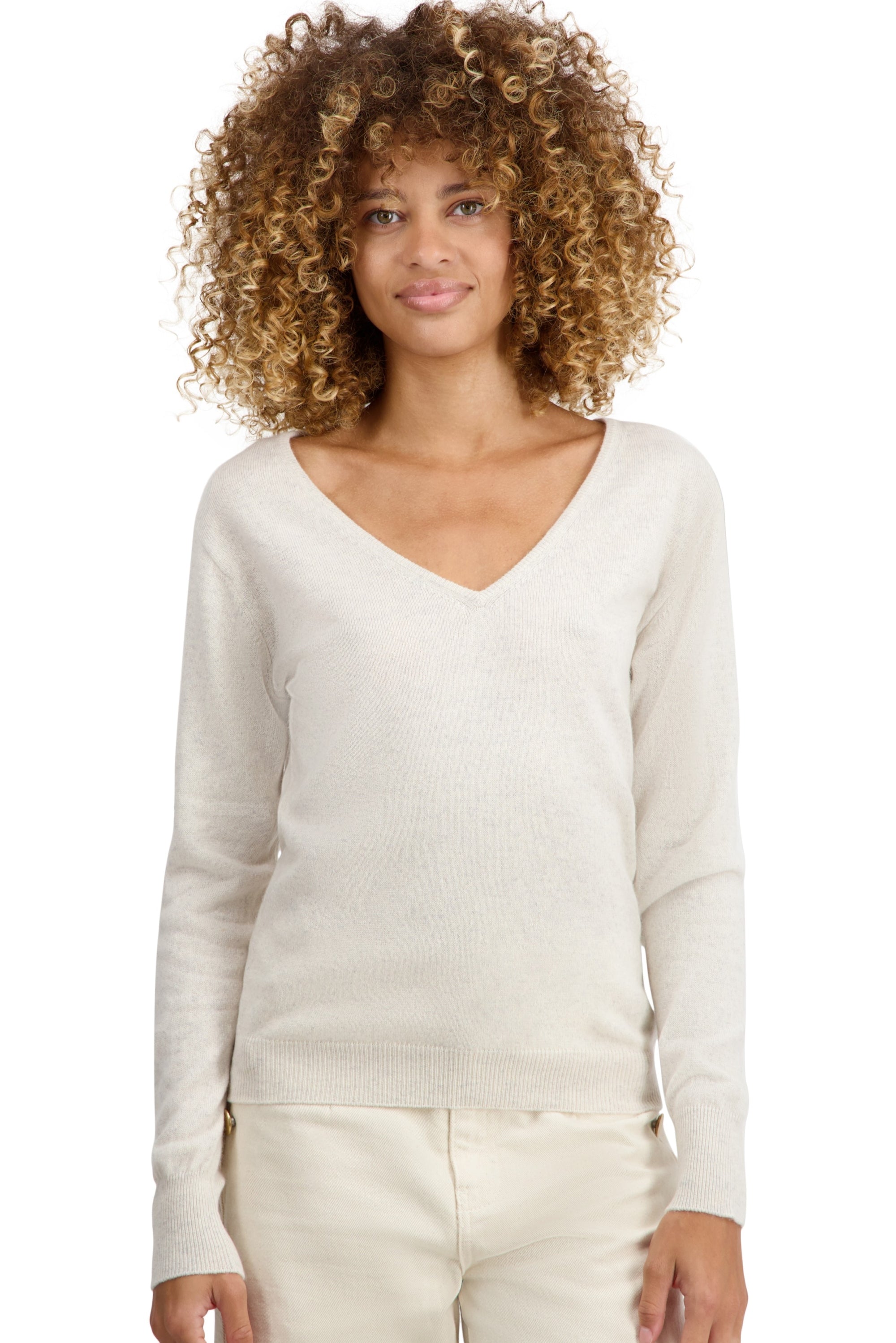Trieste Kaschmirpullover Damen - phantom - Mahogany