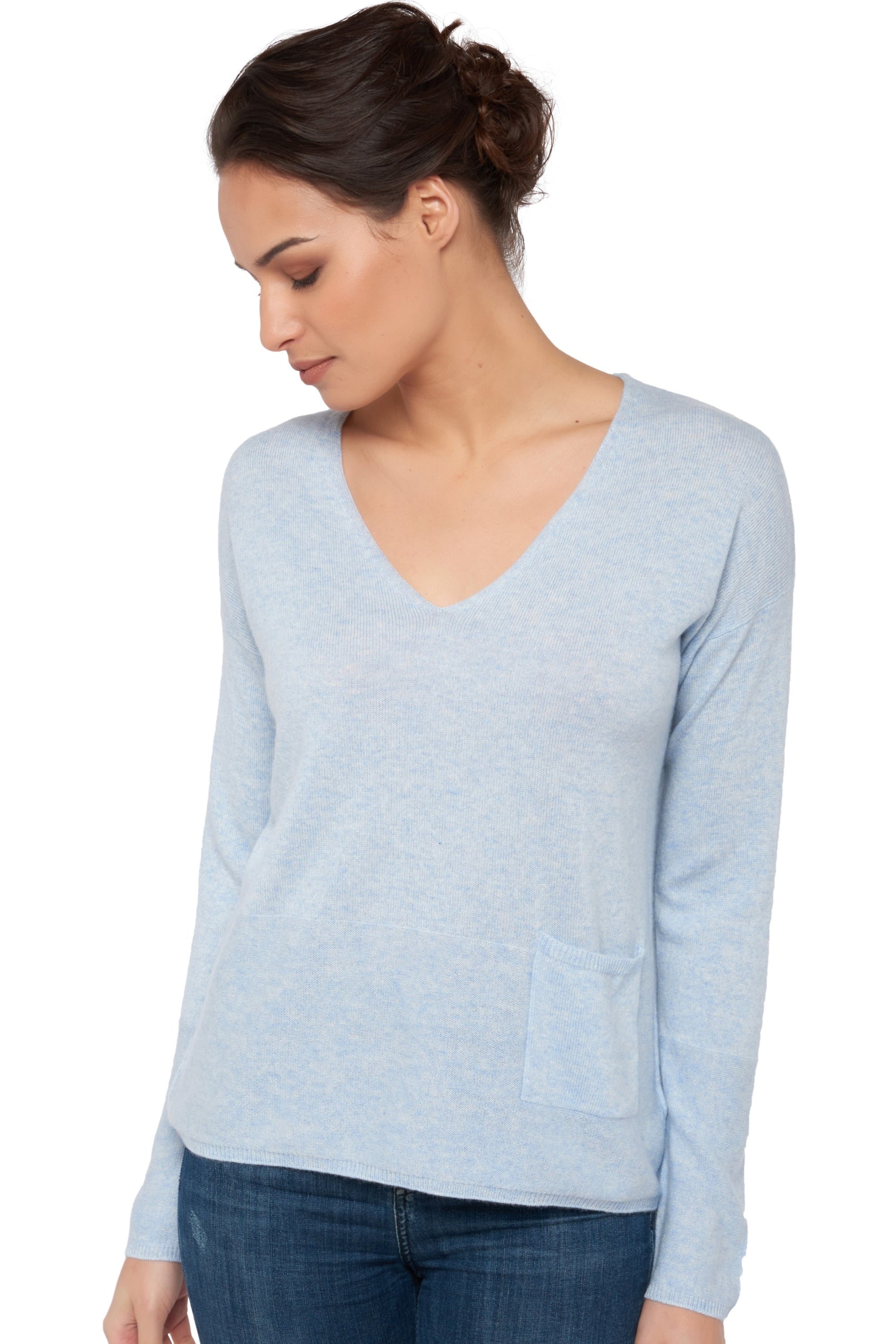 Uliana Kaschmirpullover Damen - Arctic - Mahogany