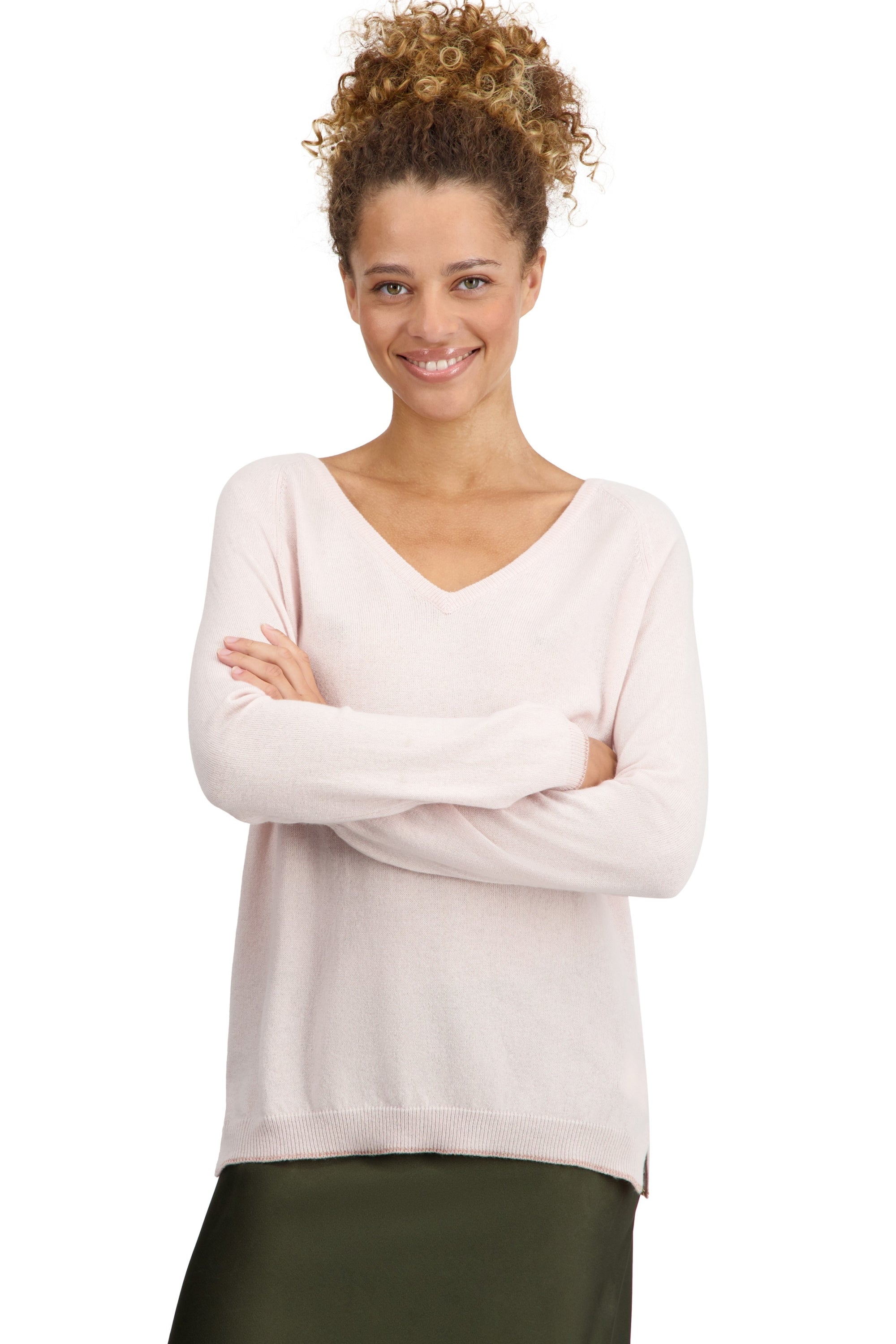 Zanjan aus Kaschmir für Damen – Mallow – Mahogany