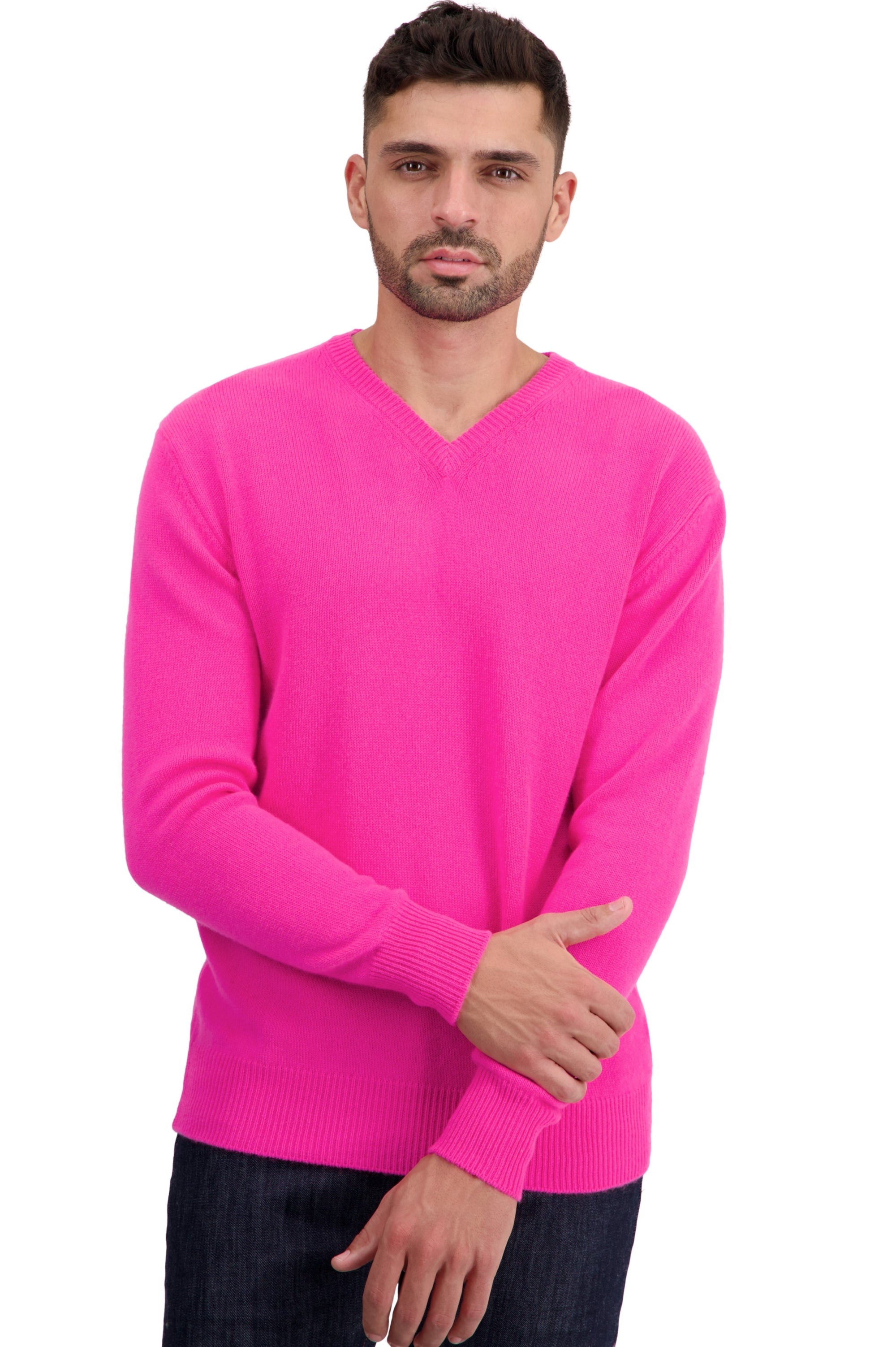 Hippolyte 4F aus Kaschmir für Herren - dayglo - Mahogany