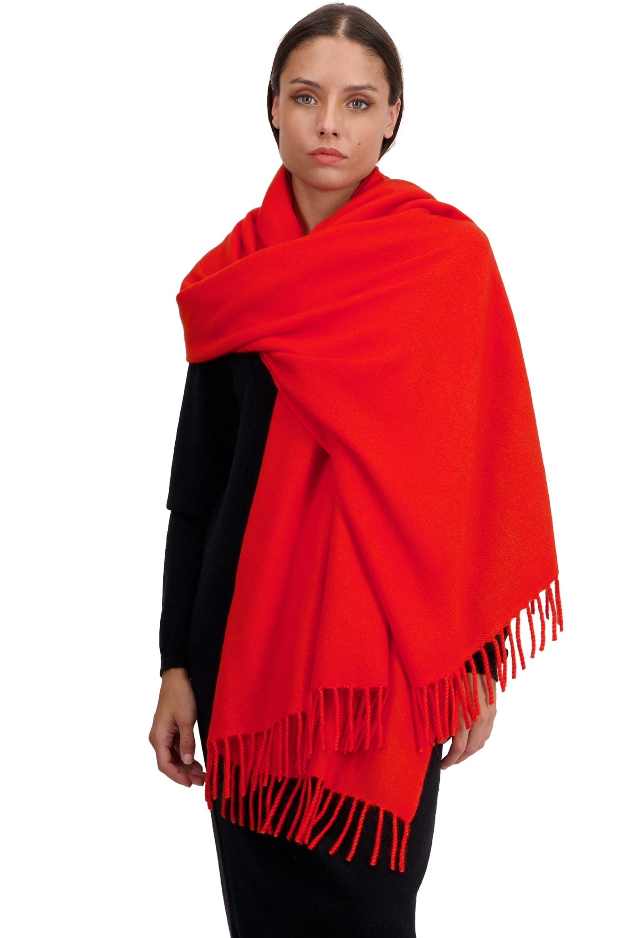 Niry aus Kaschmir Damen - Pumpkin - Mahogany