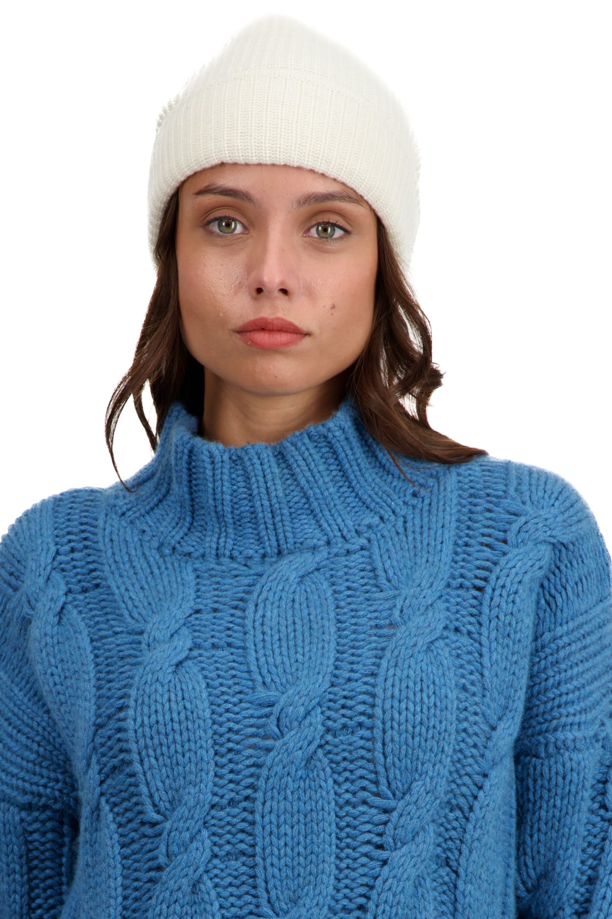Terra aus Kaschmir unisex - natural écru - Mahogany
