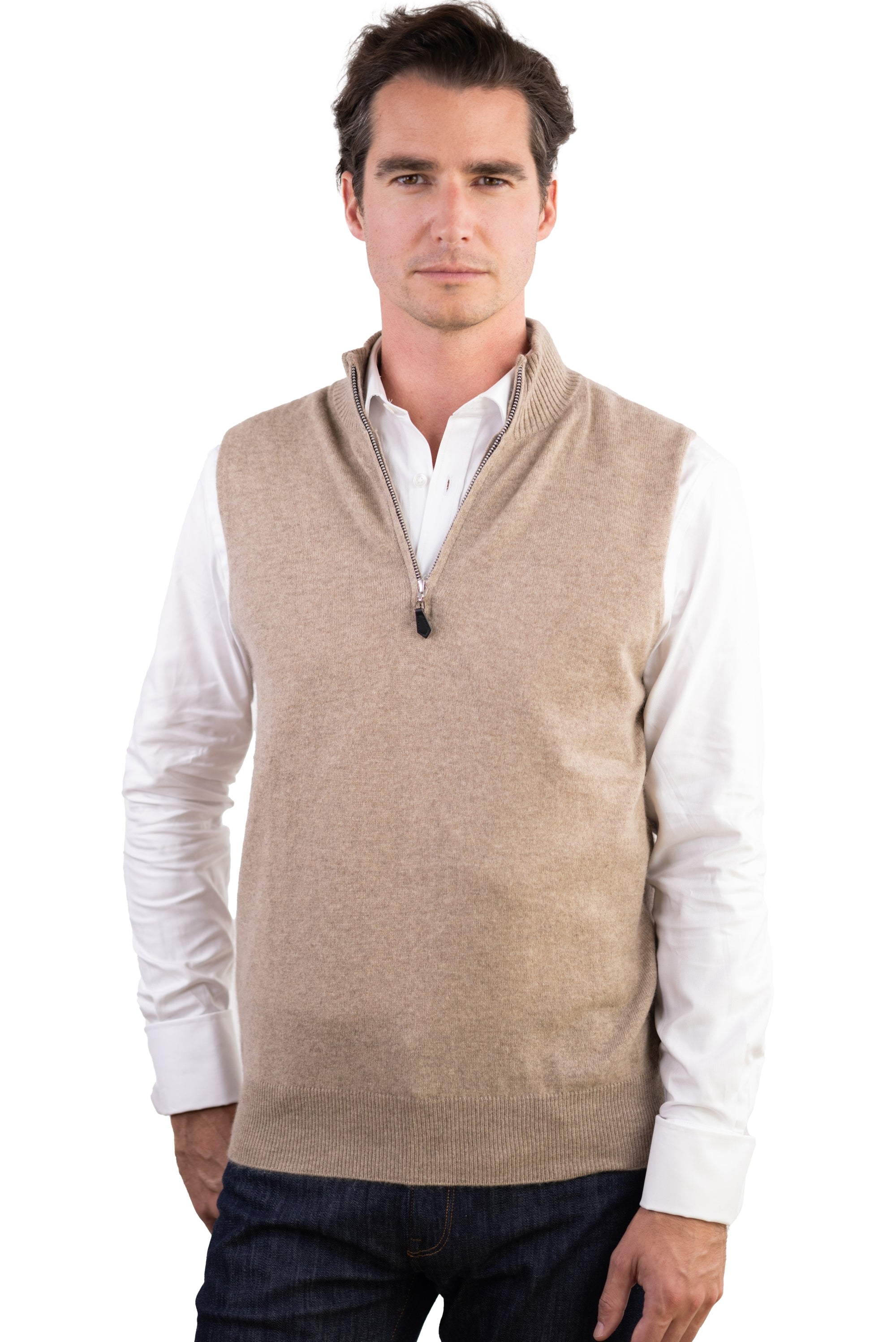 Texas aus Kaschmir Herren - natural brown - Mahogany
