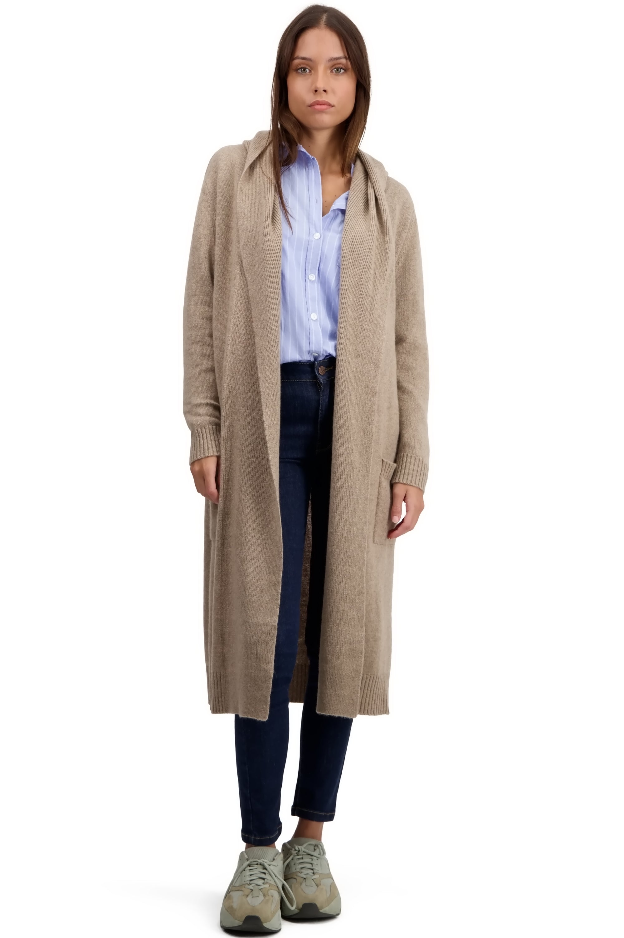 Thonon aus Kaschmir für Damen - natural brown - Mahogany