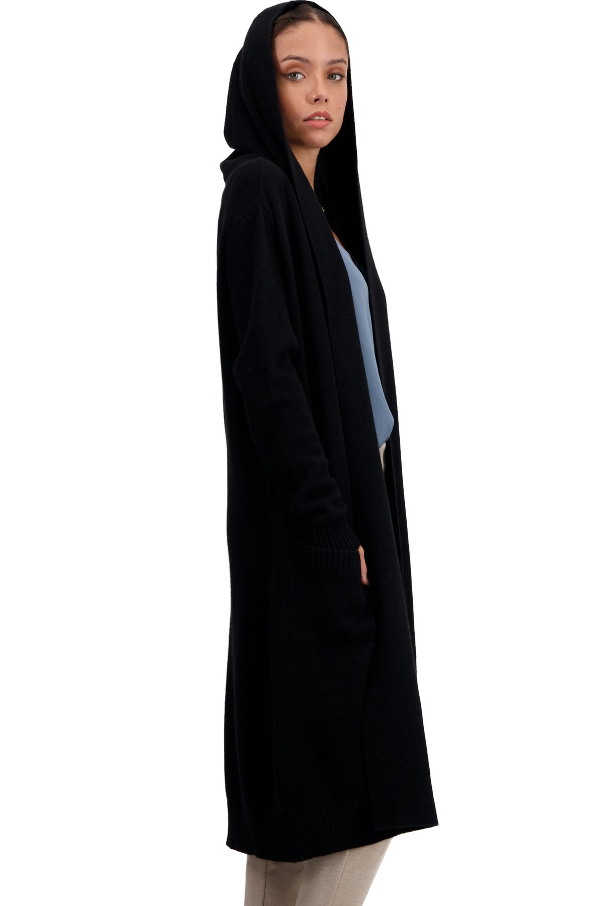 Thonon en cachemire femme - Vue 3 - noir - Mahogany