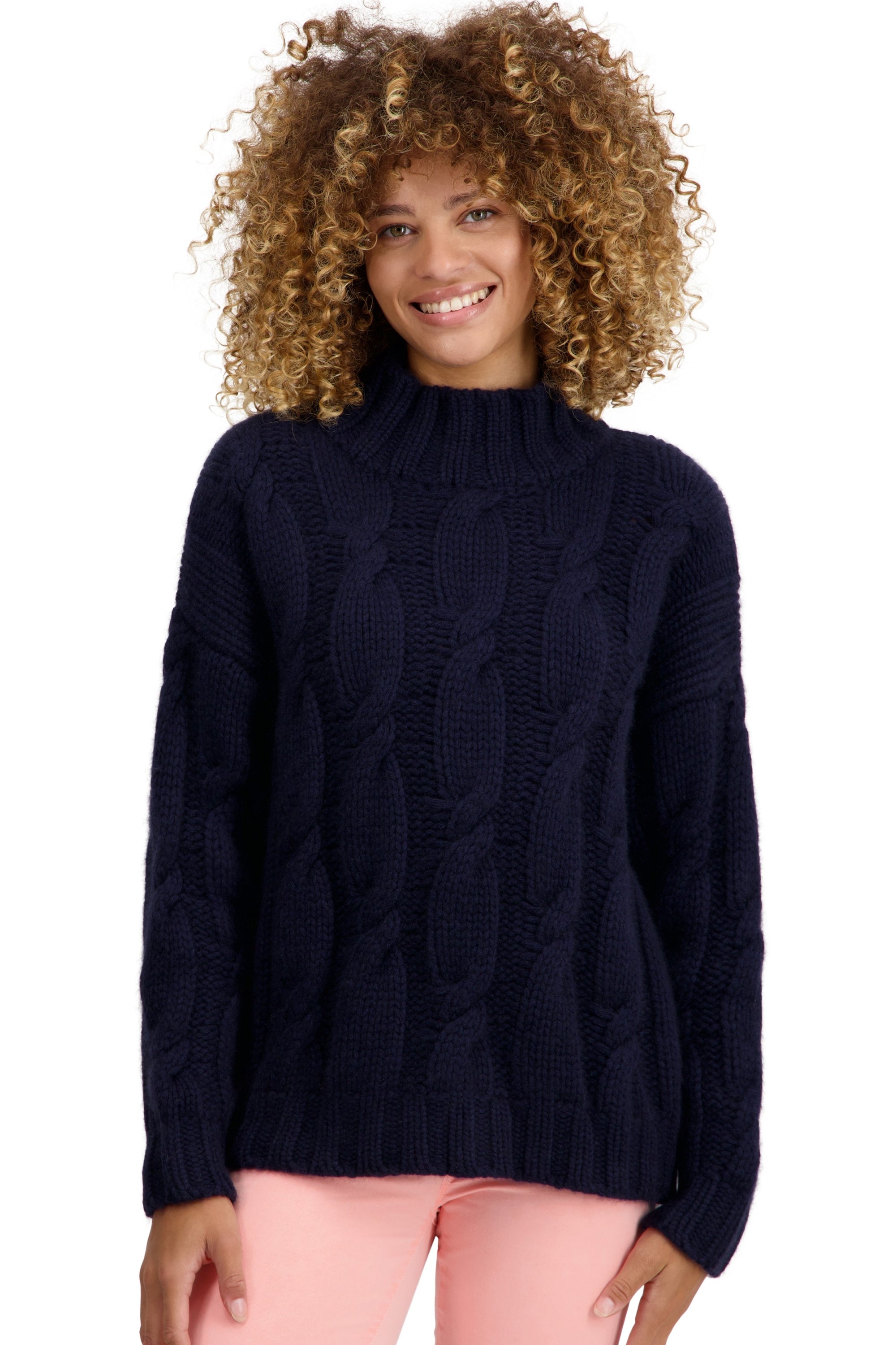 Twiggy aus Kaschmir für Damen - dunkelmarineblau - Mahogany