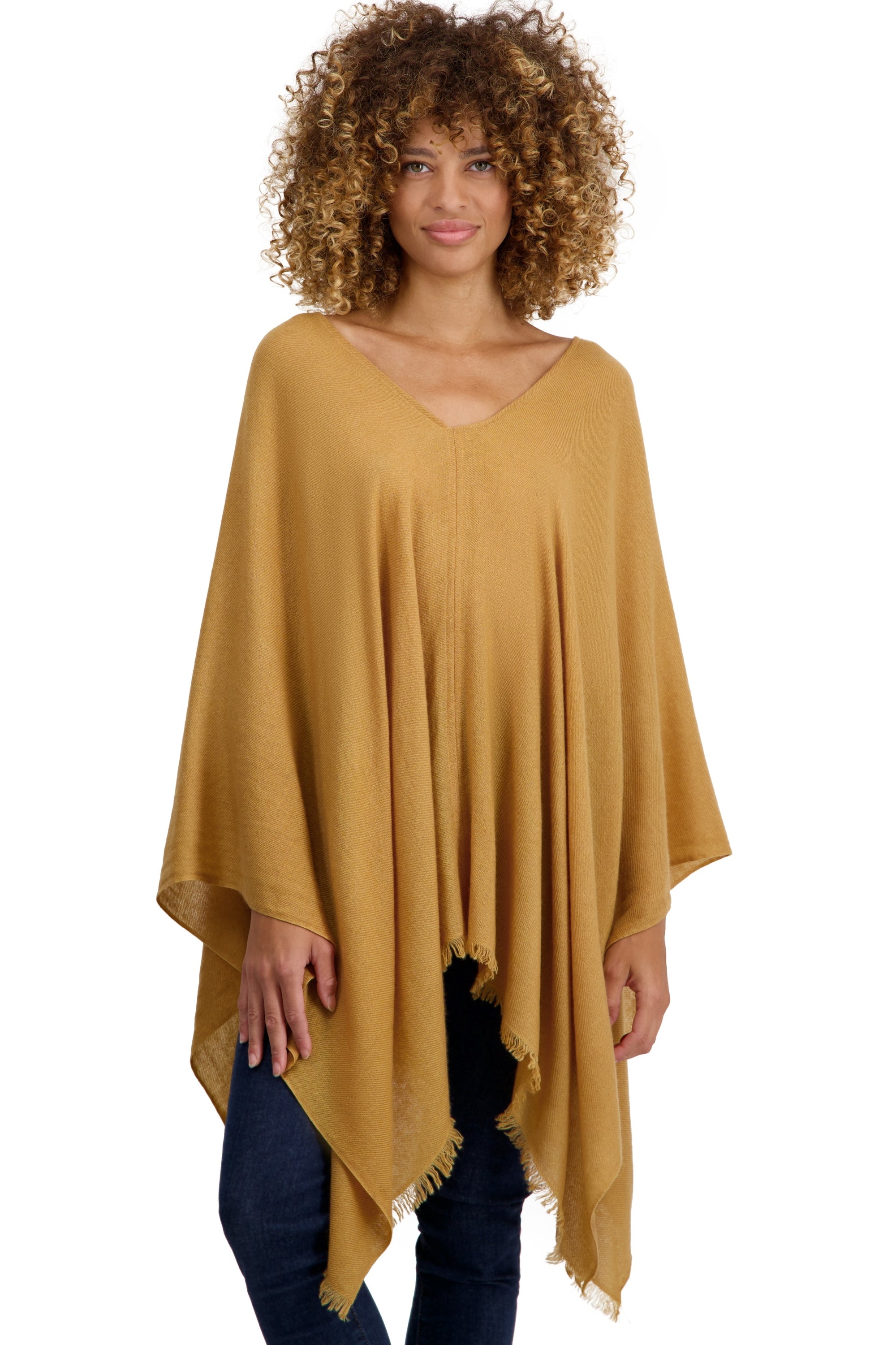 Tokyo aus Kaschmir für Damen - camel désert - Mahogany