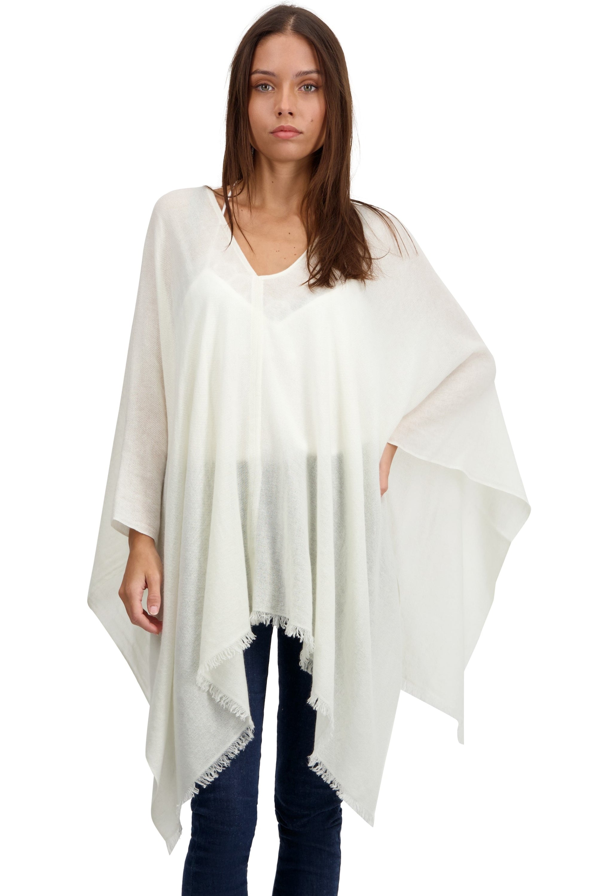 Tokyo aus Kaschmir für Damen - milk - Mahogany