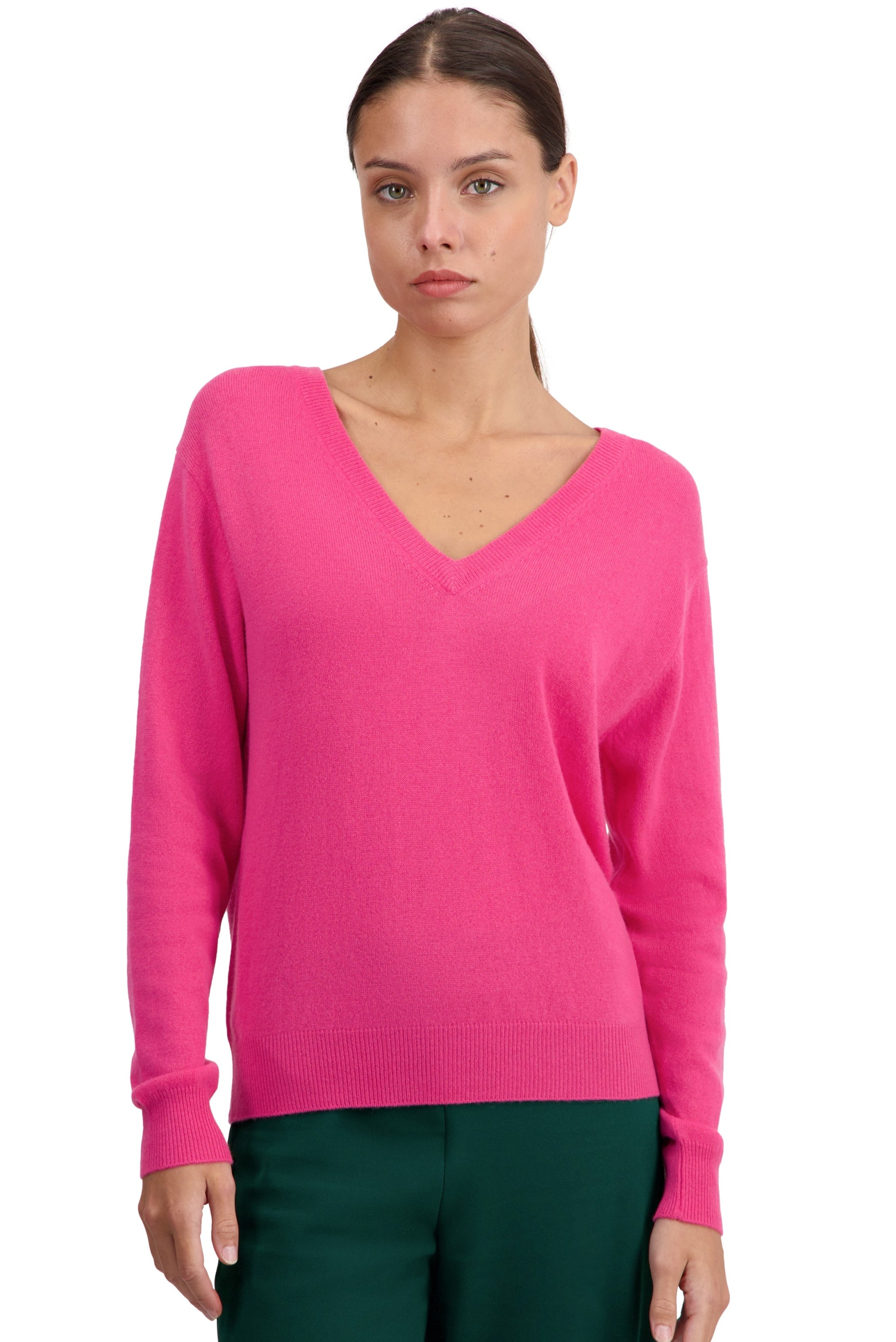 Tornade Kaschmirpullover Damen - rose shocking - Mahogany