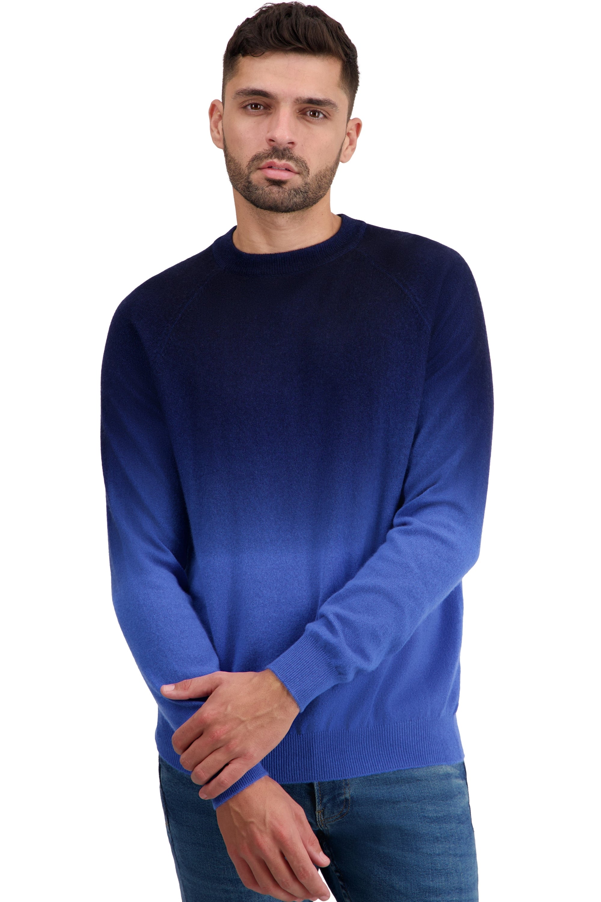 Ticino aus Kaschmir Herren - tetbury blue / marine foncé - Mahogany