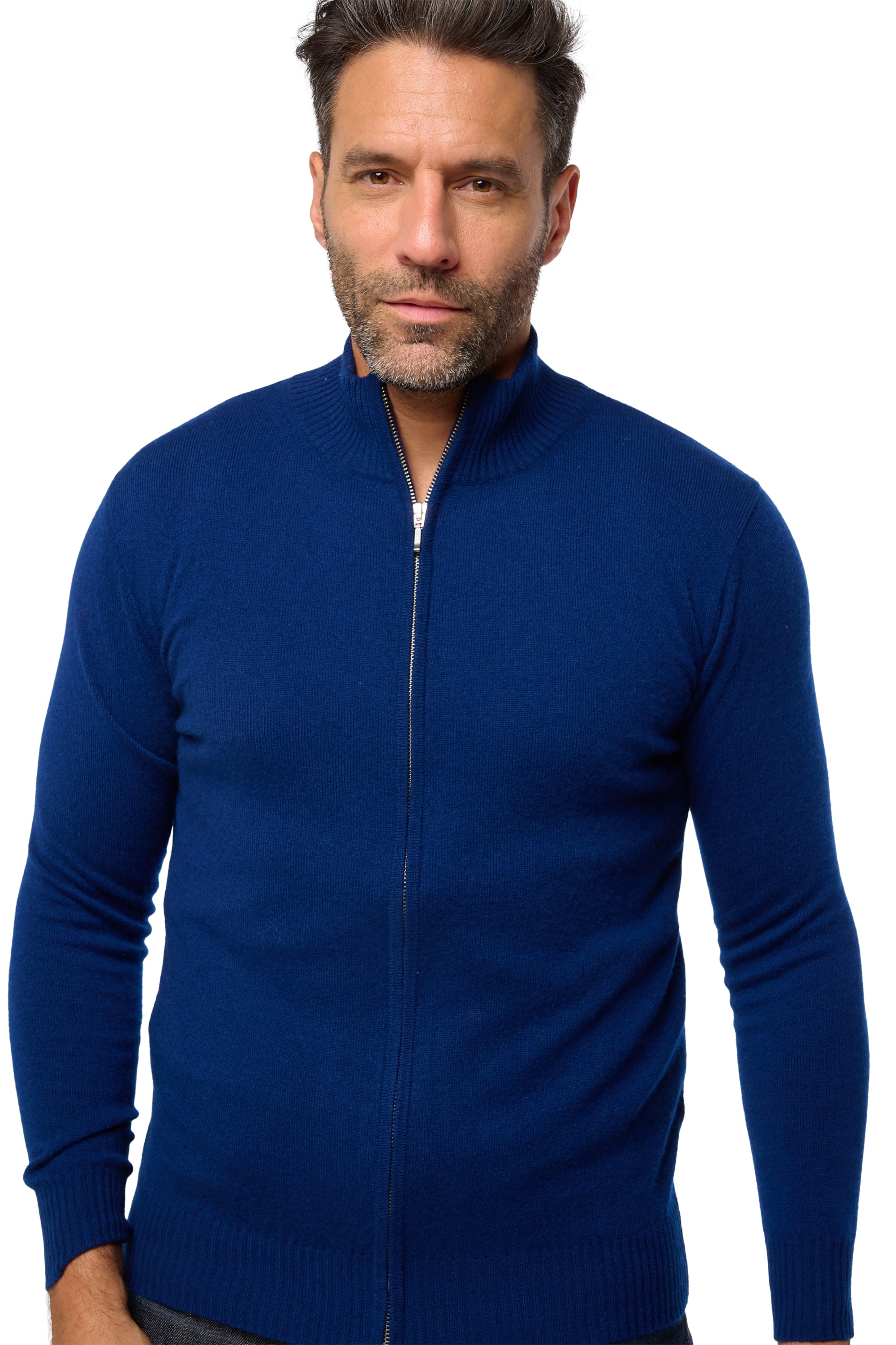 Thobias aus Kaschmir für Herren - midnight - Mahogany