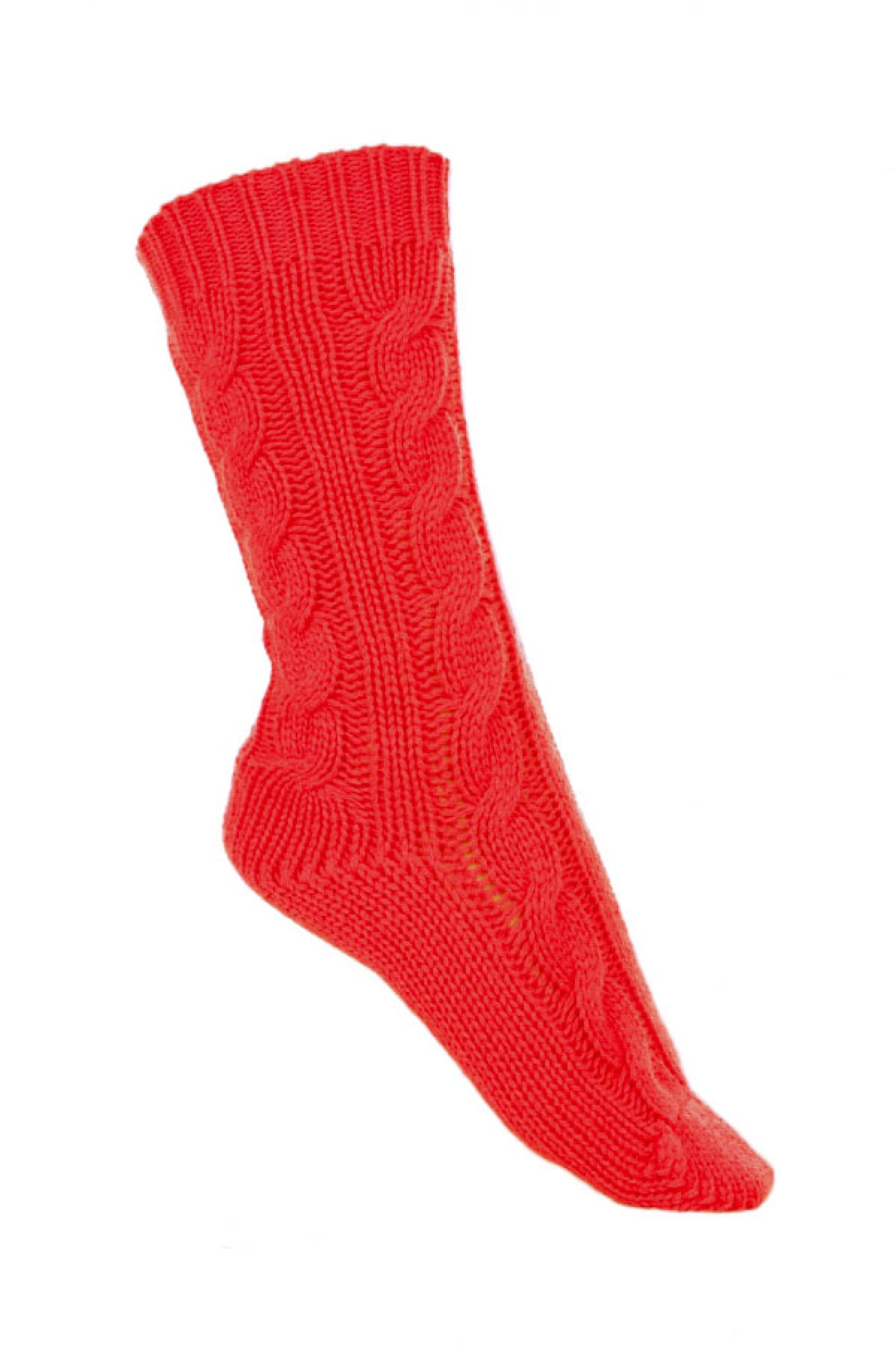 Pedibus aus Kaschmir, unisex - rouge - Mahogany