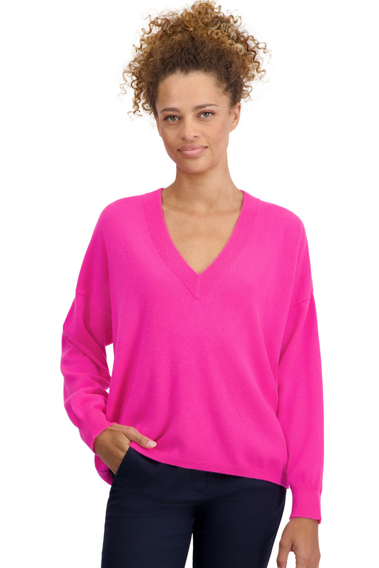 Theia aus Kaschmir für Damen - dayglo - Mahogany