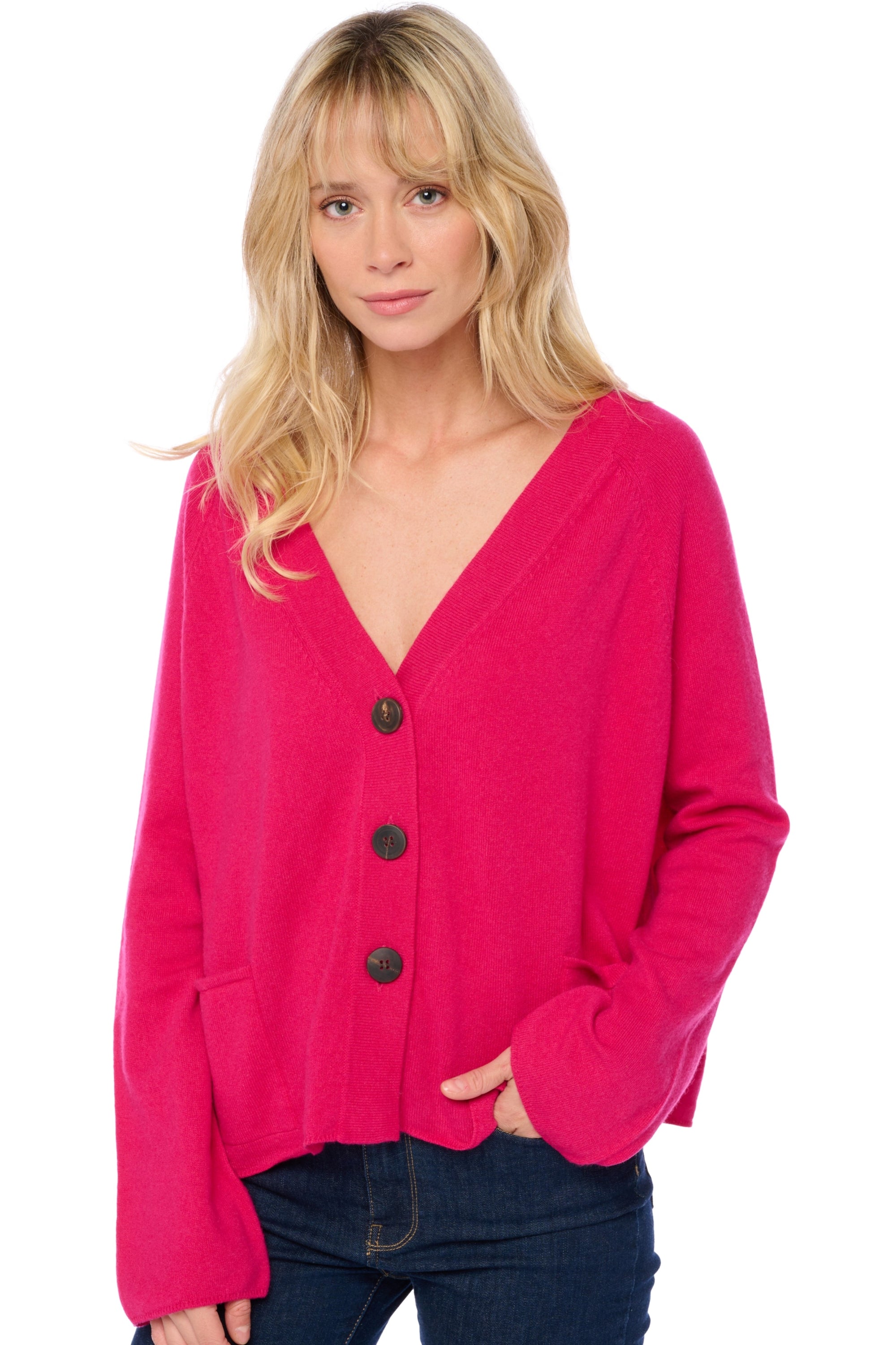 Chana Kaschmirpullover Damen - lipstick - Mahogany