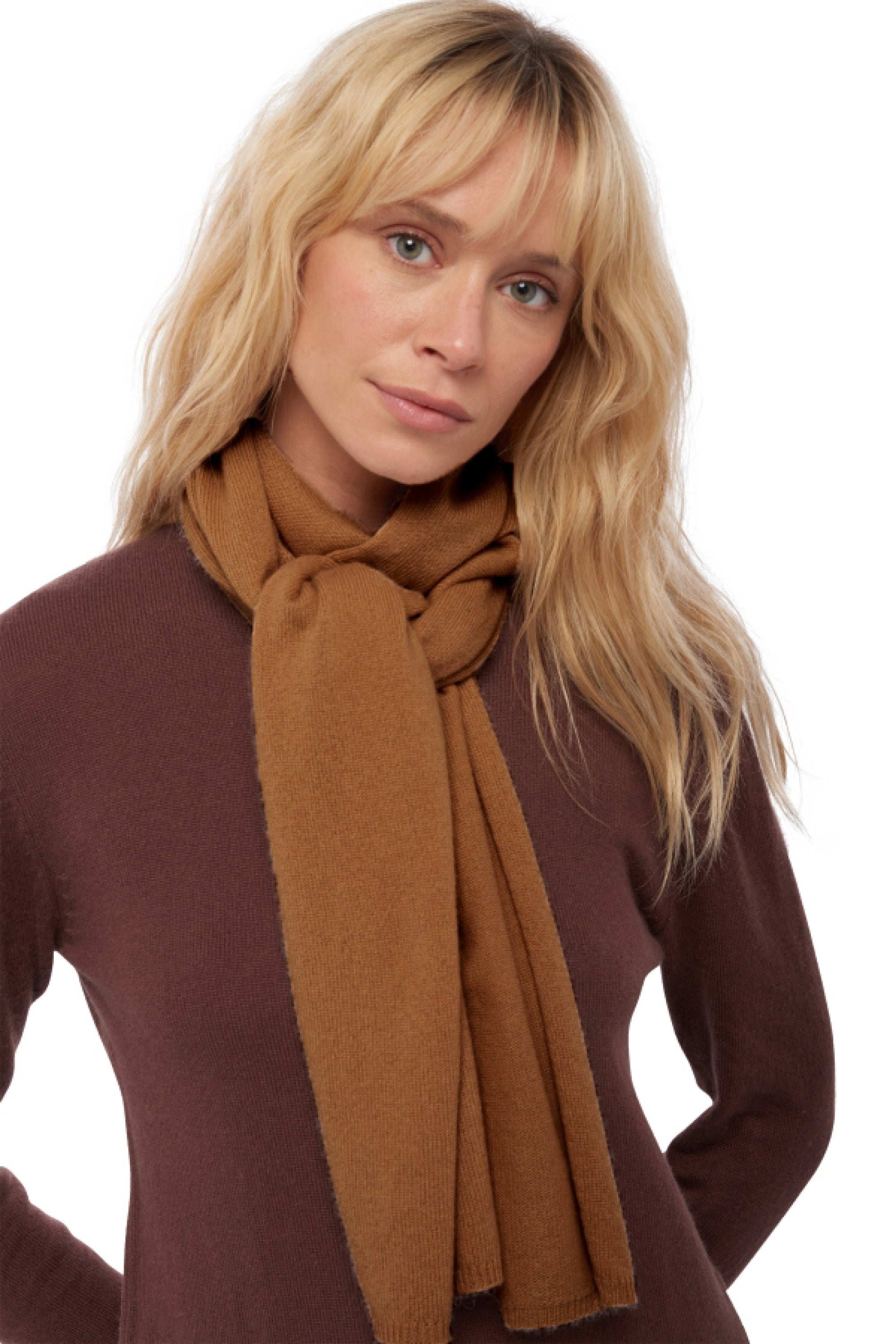 Ozone aus gemischtem Kaschmir - butterscotch - Mahogany
