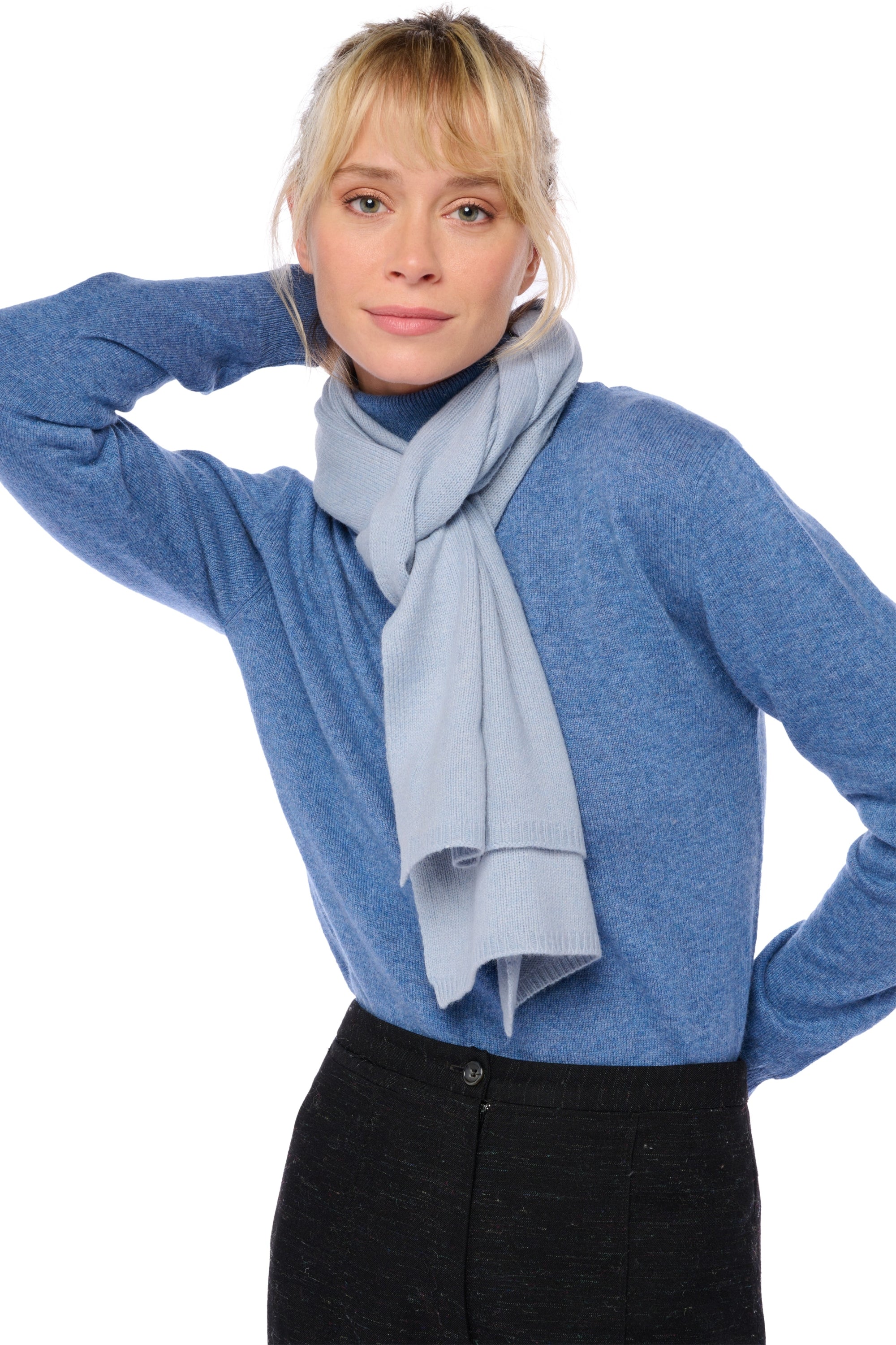 Yakozone aus Yak Unisex - Himmelblau - Mahogany