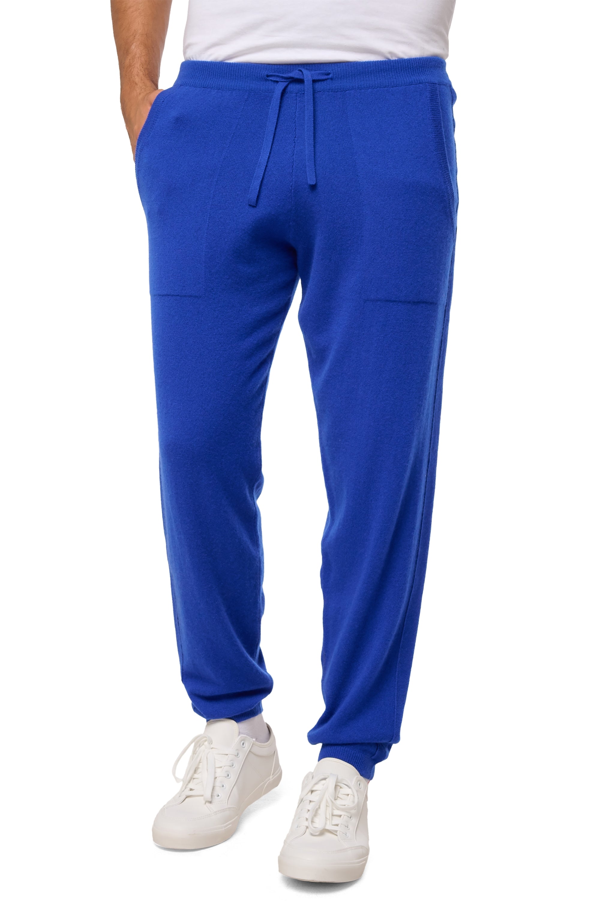 Sanaga aus Kaschmir für Herren - bleu regata - Mahogany