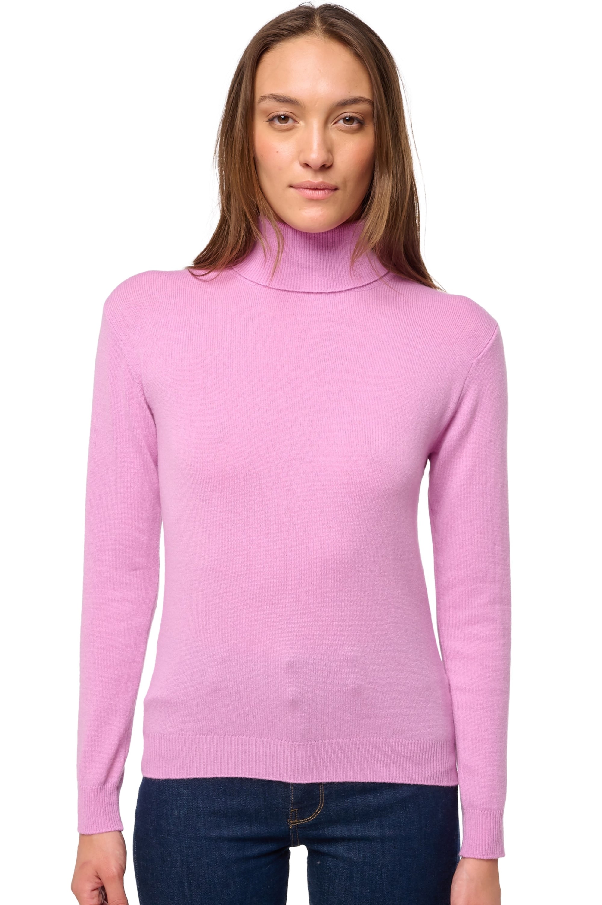 Tale aus Kaschmir für Damen - winter rose - Mahogany