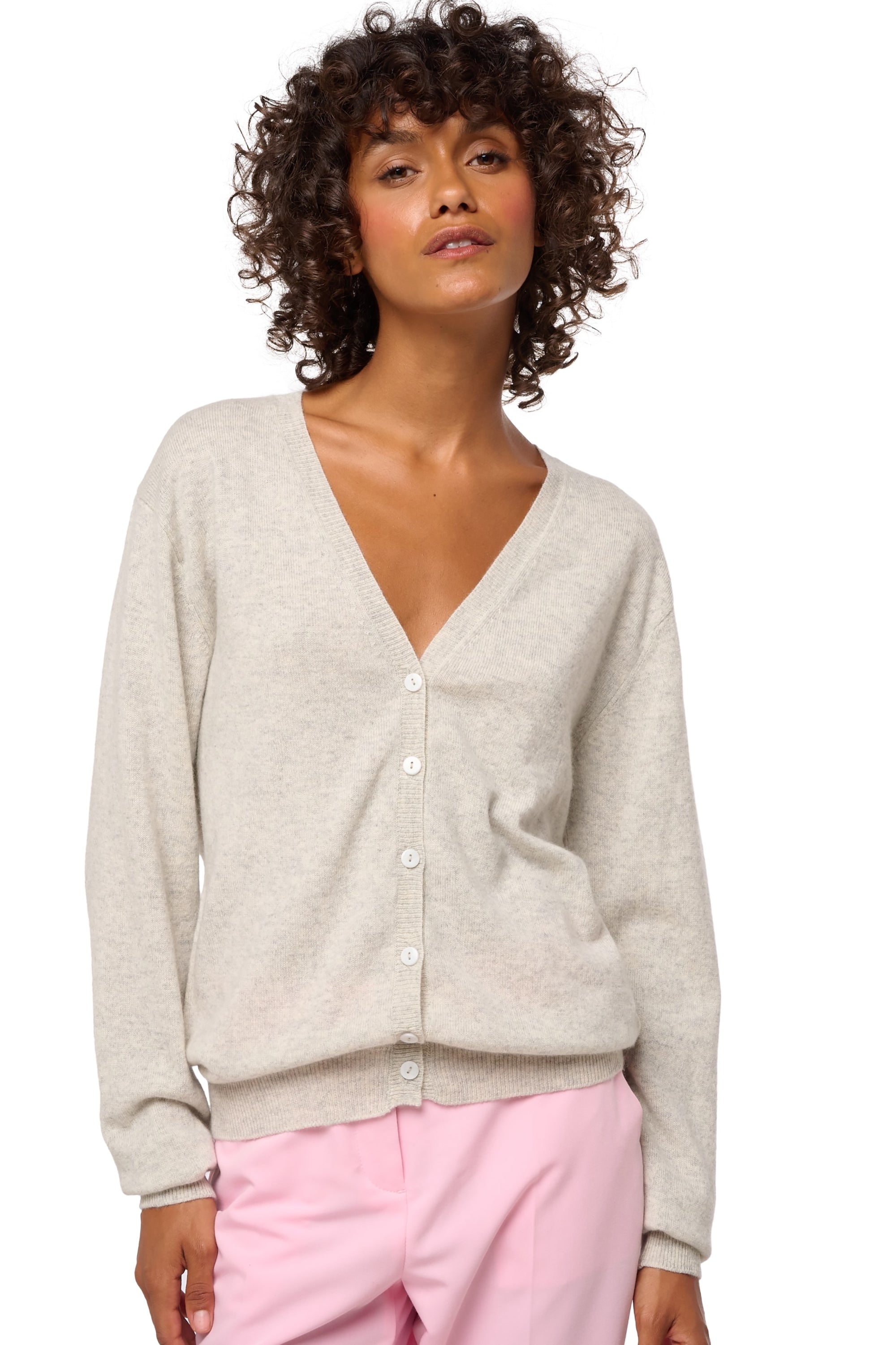 Taline aus Kaschmir für Damen - Blizzard - Mahogany