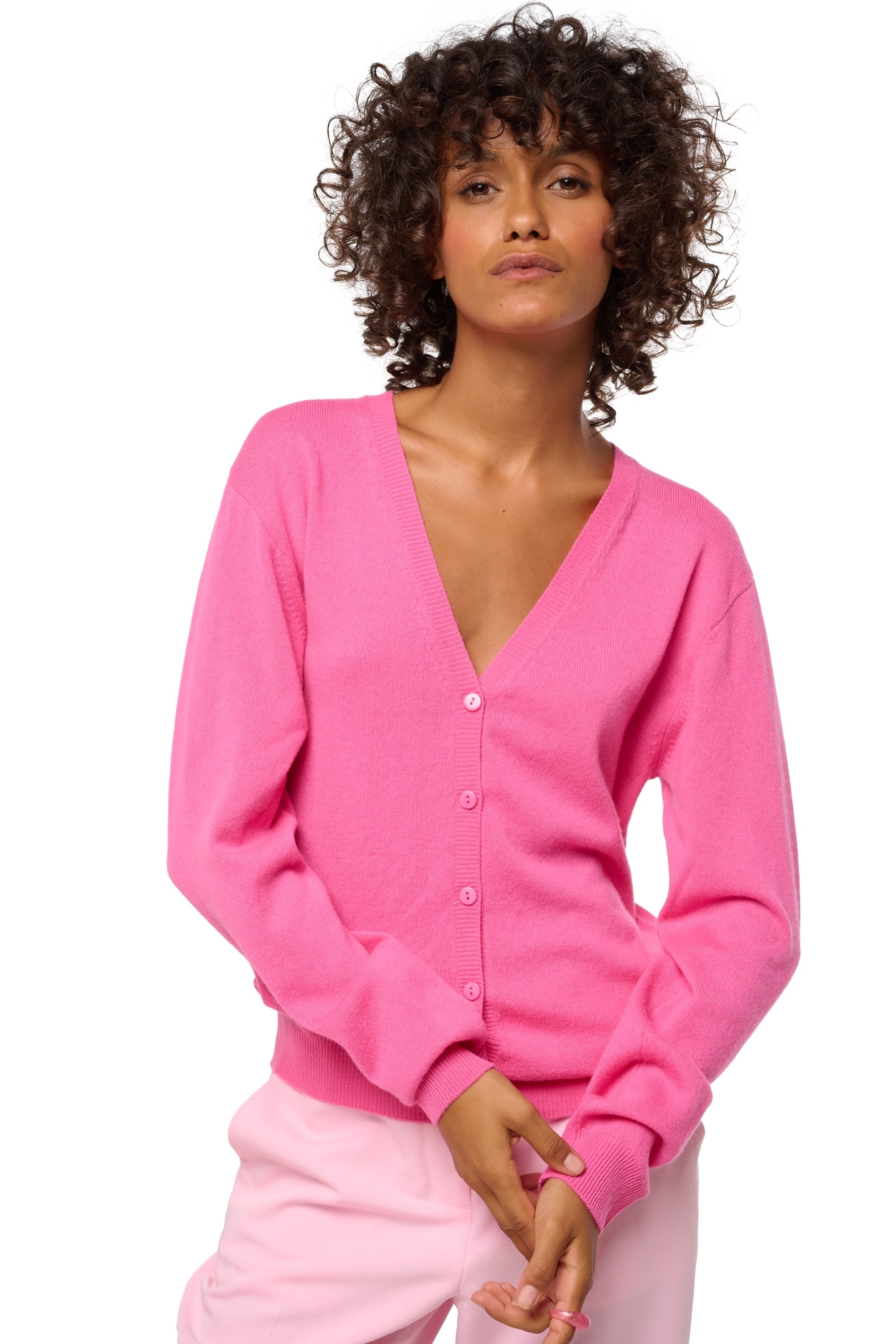 Taline Kaschmirpullover Damen - flashy rose - Mahogany