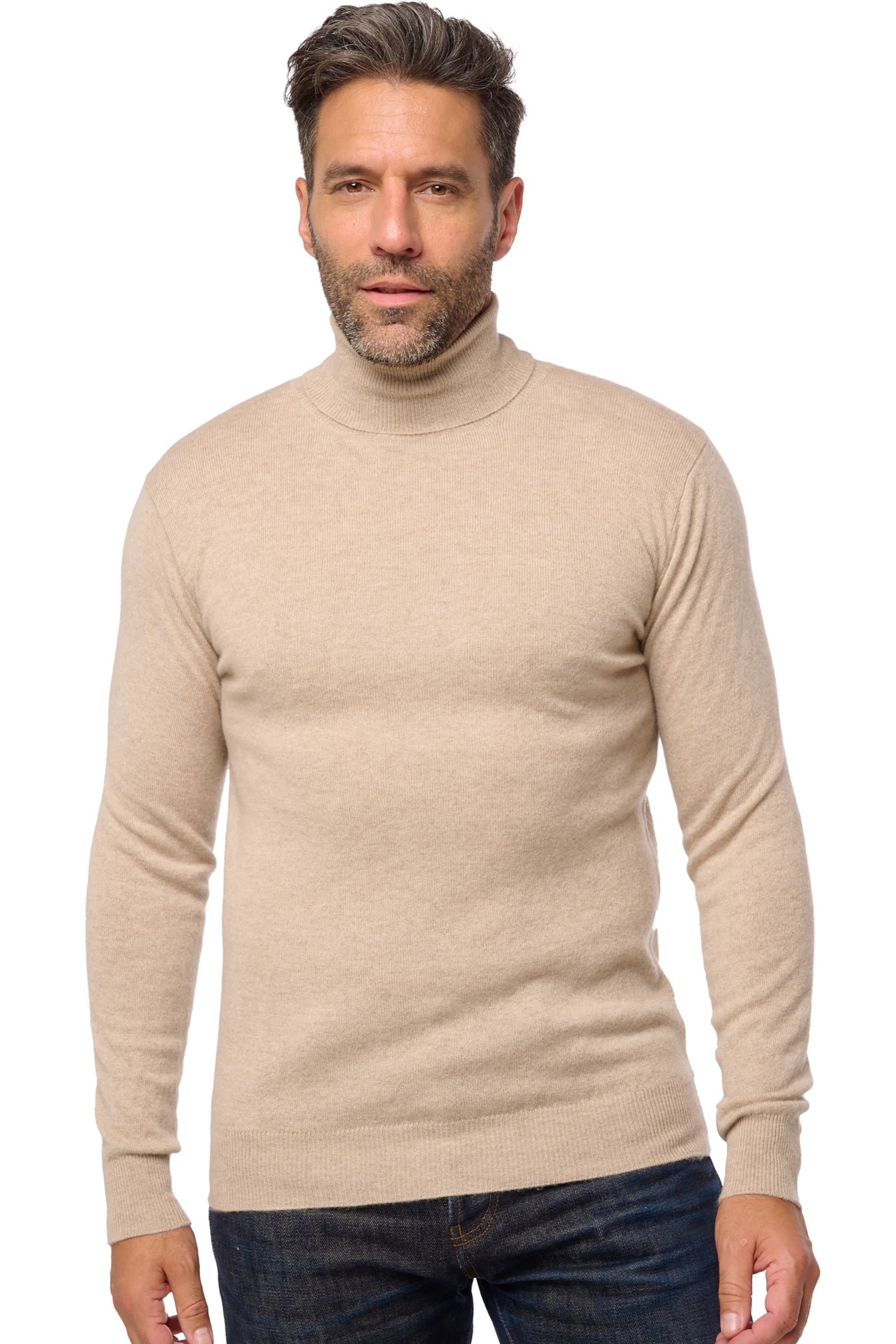 Tarry aus Kaschmir für Herren - spelt - Mahogany