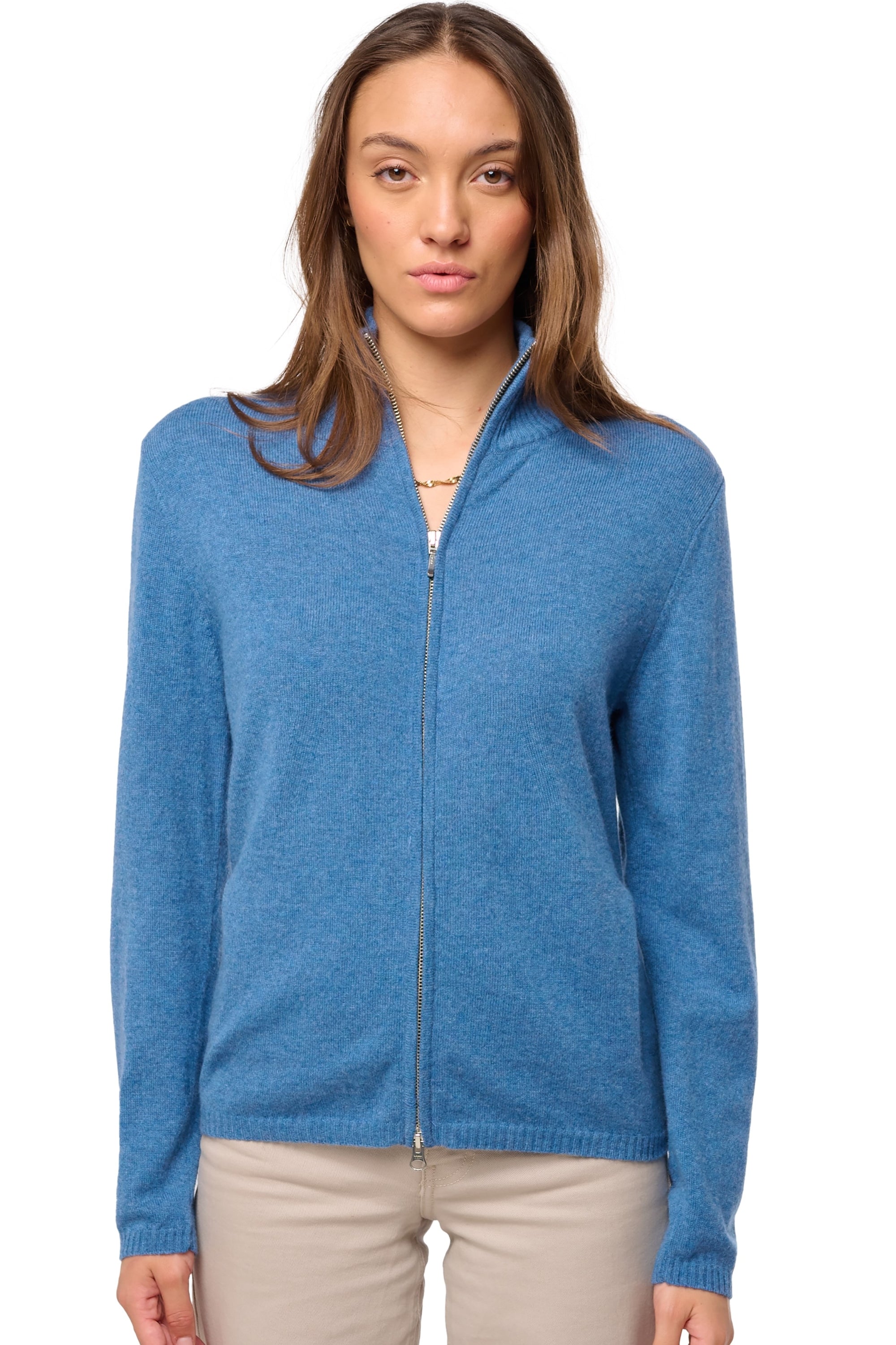 Thames Kaschmirpullover Damen - baltic - Mahogany