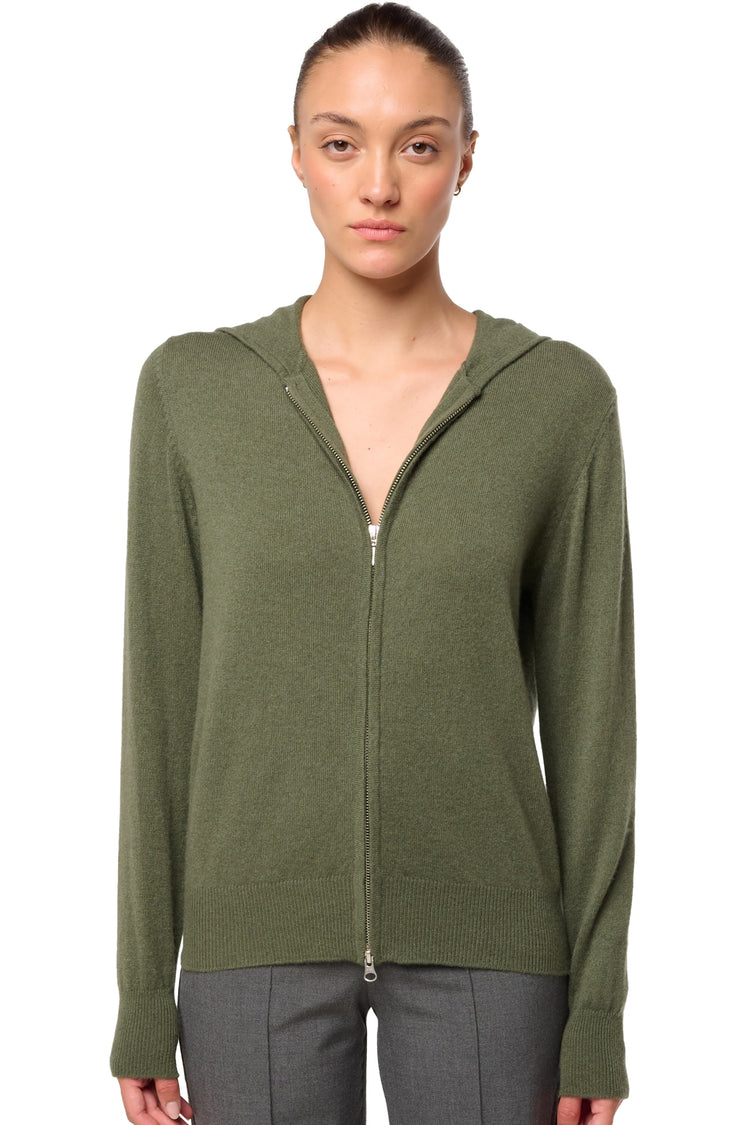Tina Kaschmirpullover Damen - kaki 2025 - Mahogany