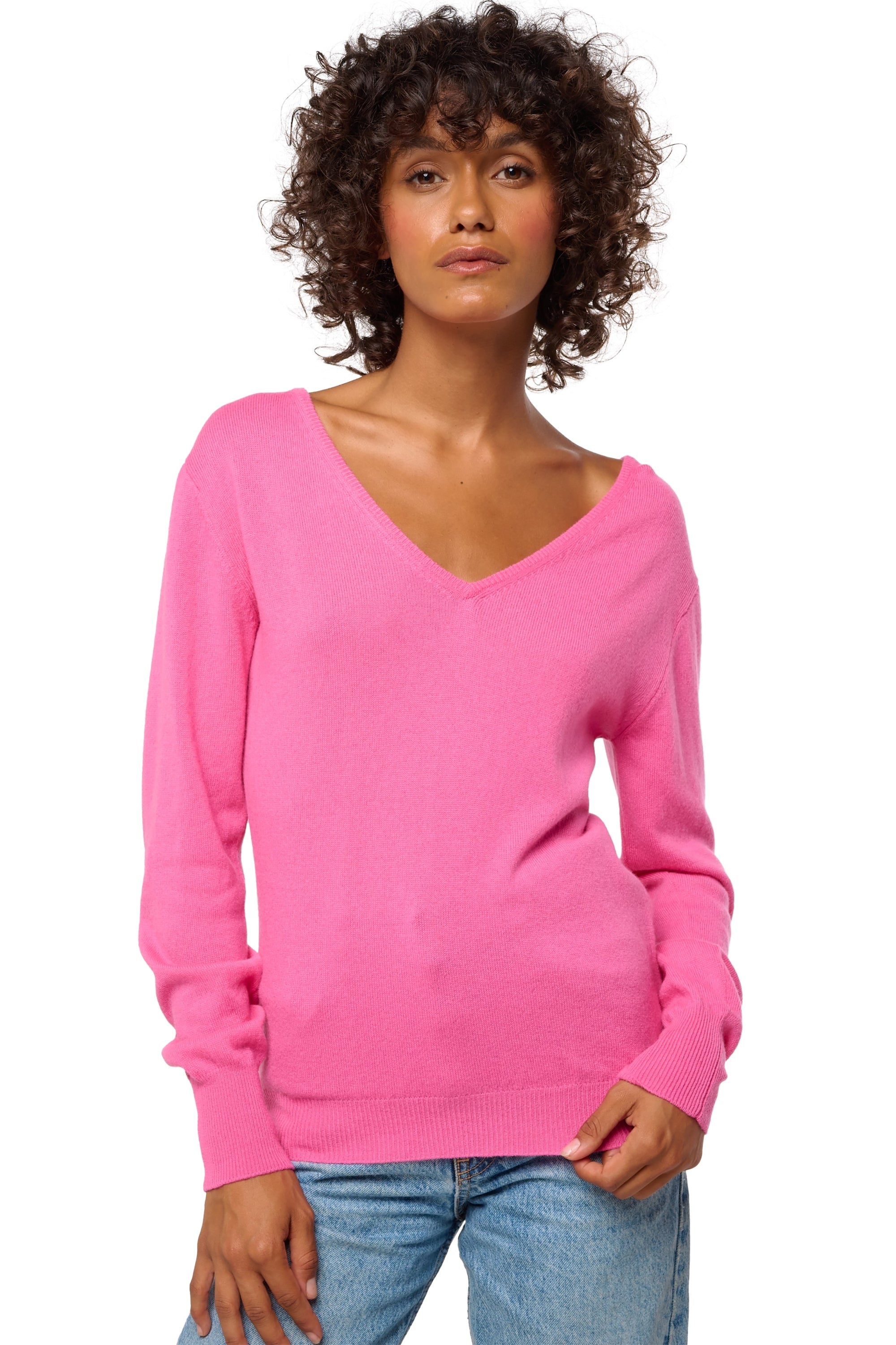 Trieste Kaschmirpullover Damen - flashy rose - Mahogany