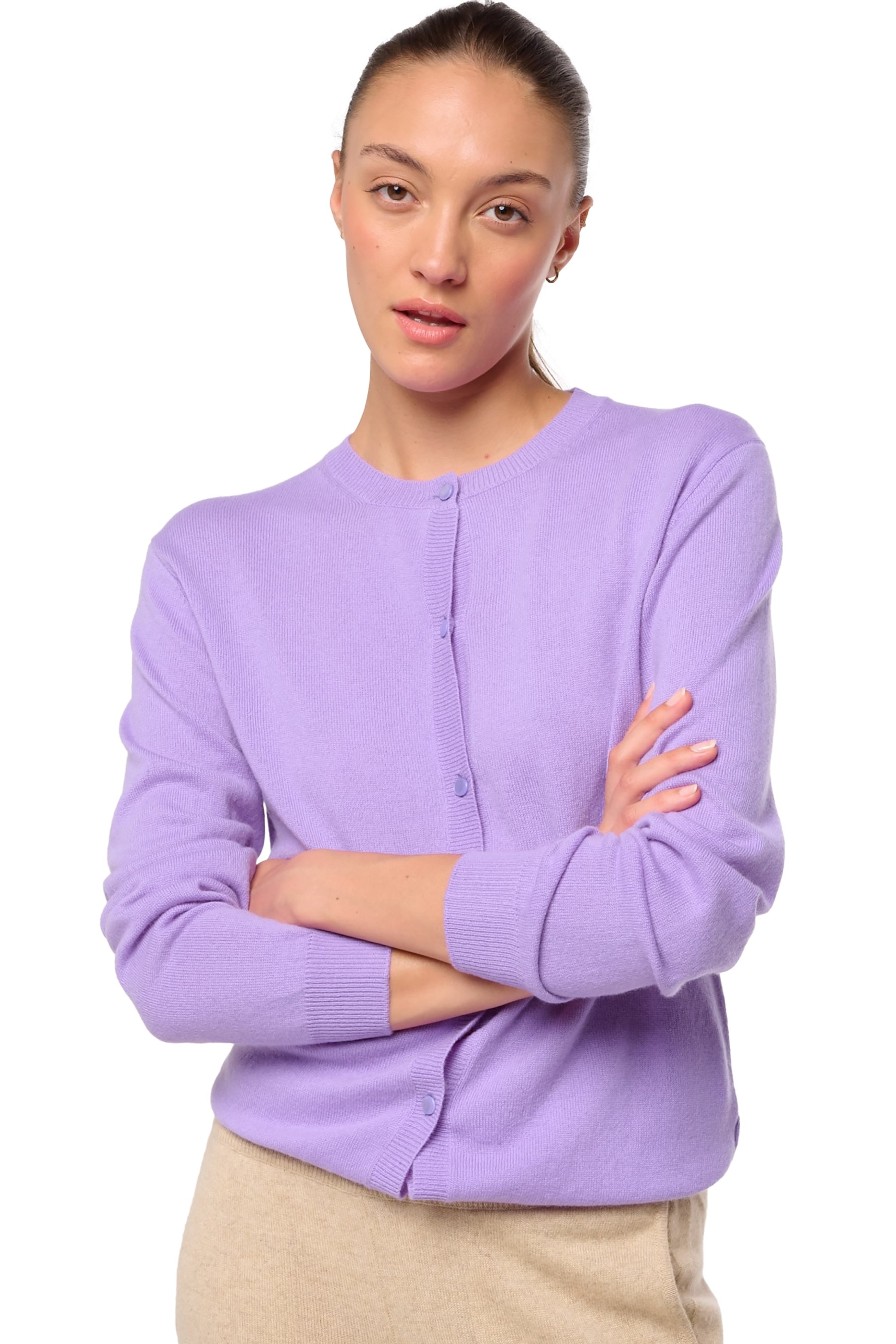 Tyra aus Kaschmir für Damen - violine purple - Mahogany