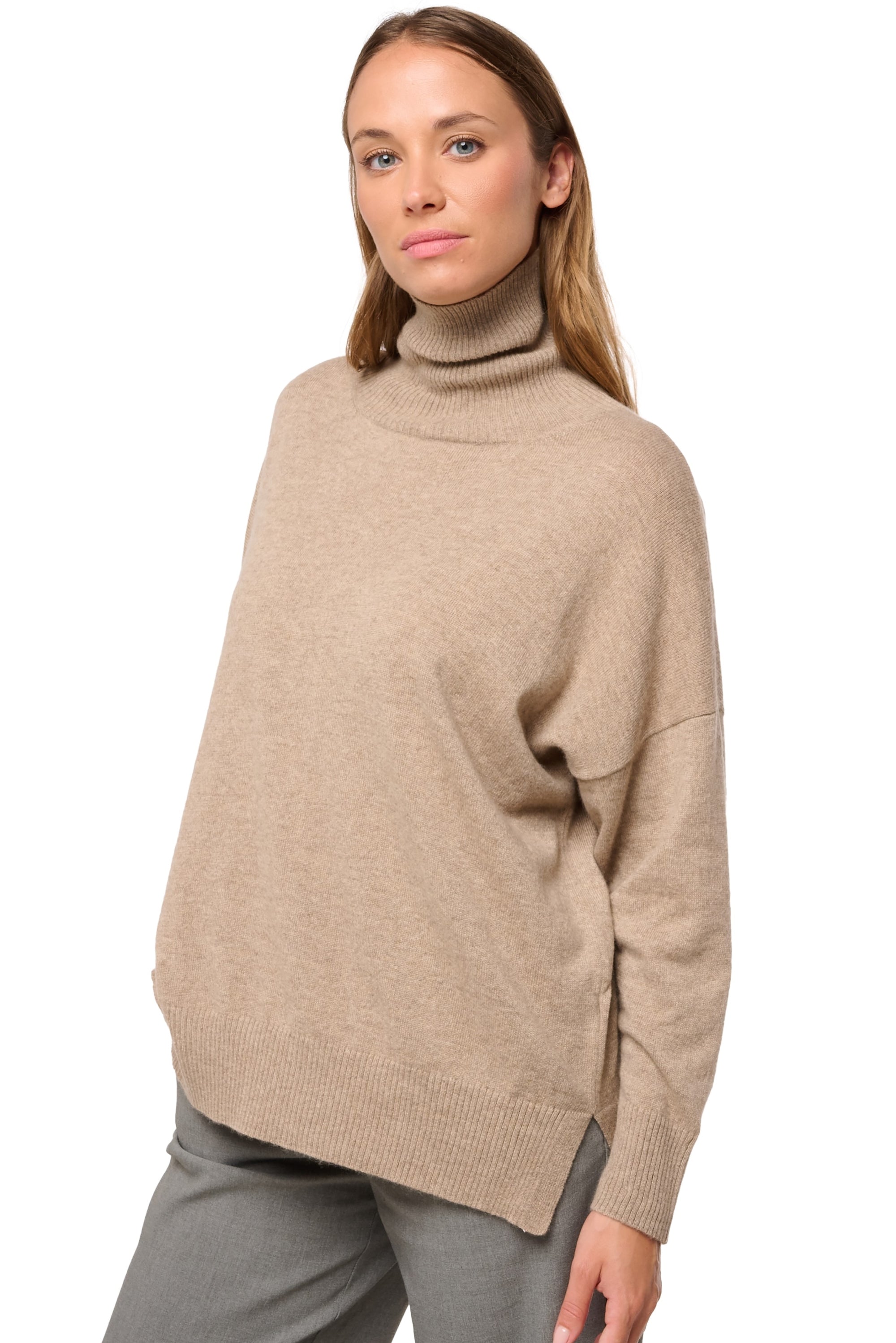 Dakota aus Kaschmir für Damen - natural brown - Mahogany